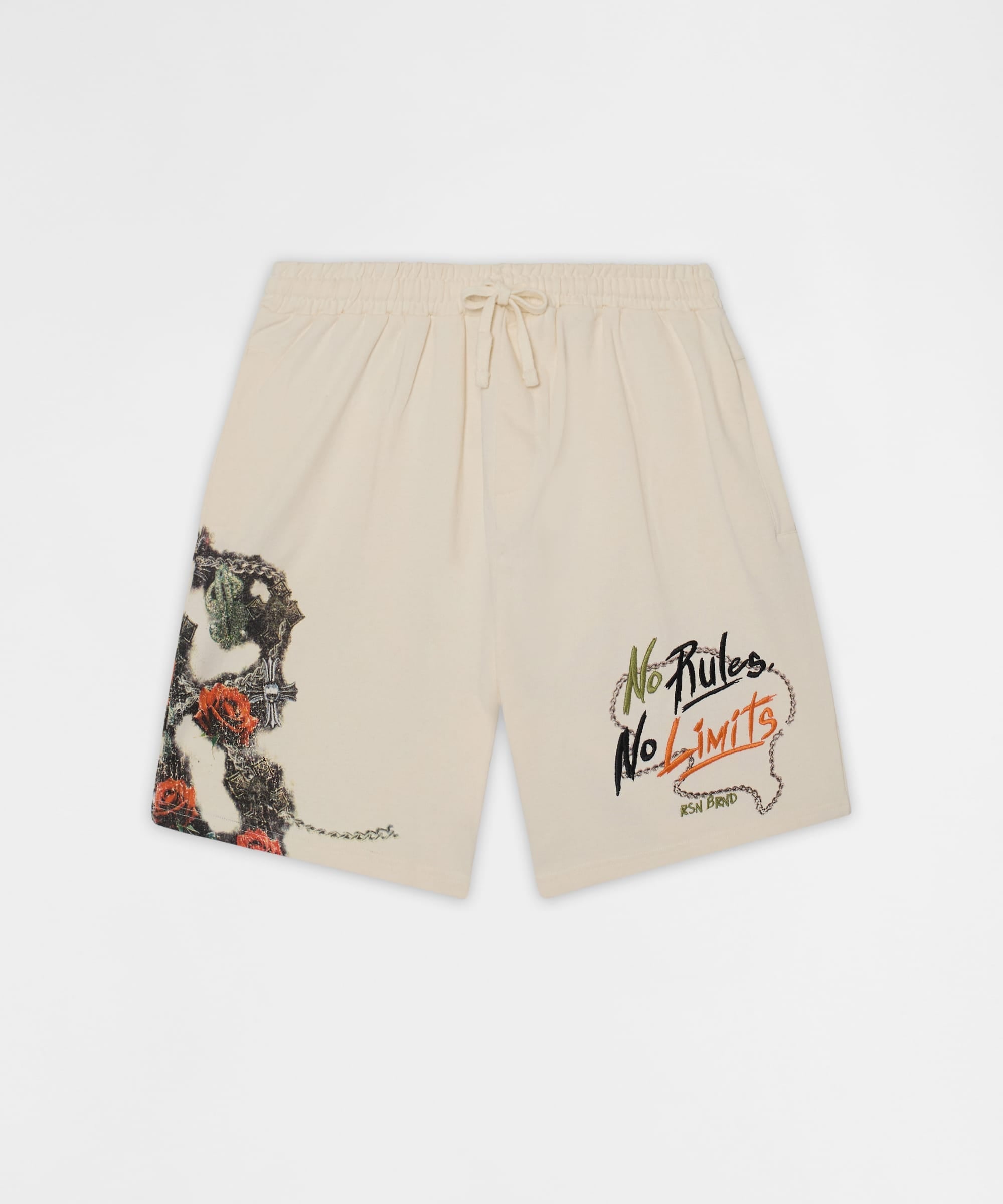Mercy No Rules Embroidered Short - Cream