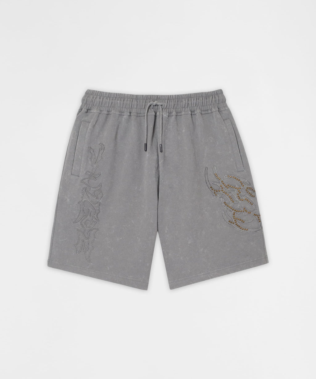 Legends Studded Fleece Short - Gray