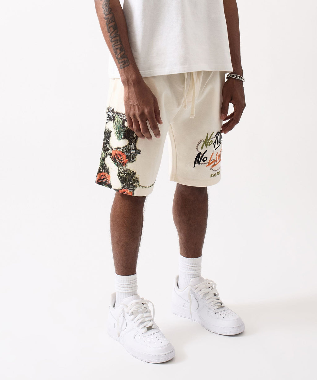 Mercy No Rules Embroidered Short - Cream