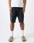 Mineral Wash Essential Shorts - Black