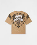 Mindset Applique Washed Short Sleeve Tee - Khaki
