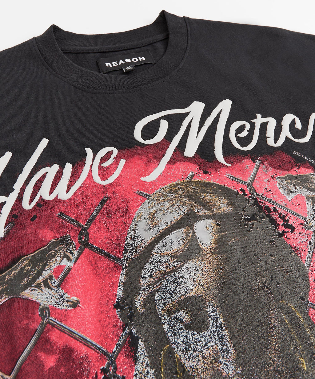 Have Mercy Gold Graphic Short Sleeve Tee - Black