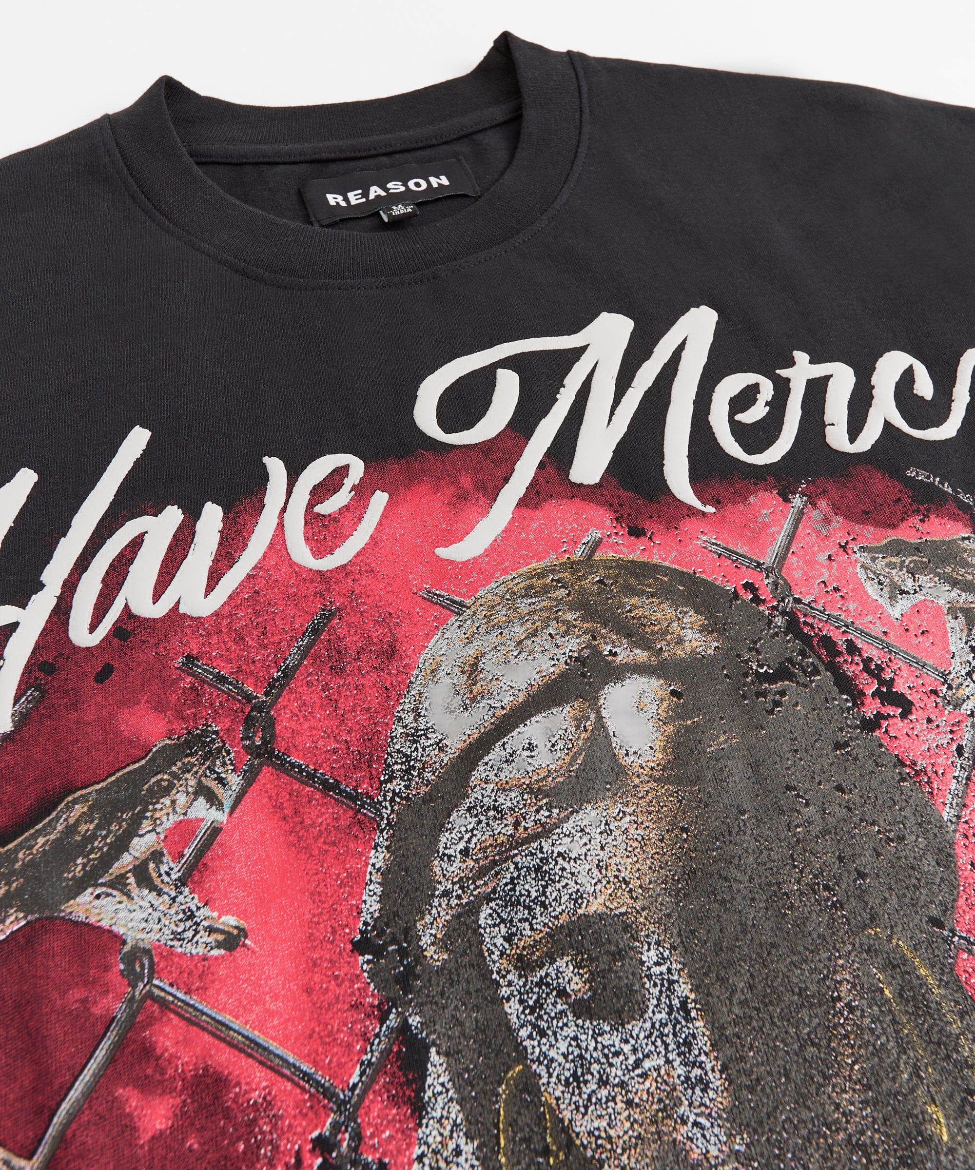Have Mercy Gold Graphic Short Sleeve Tee - Black