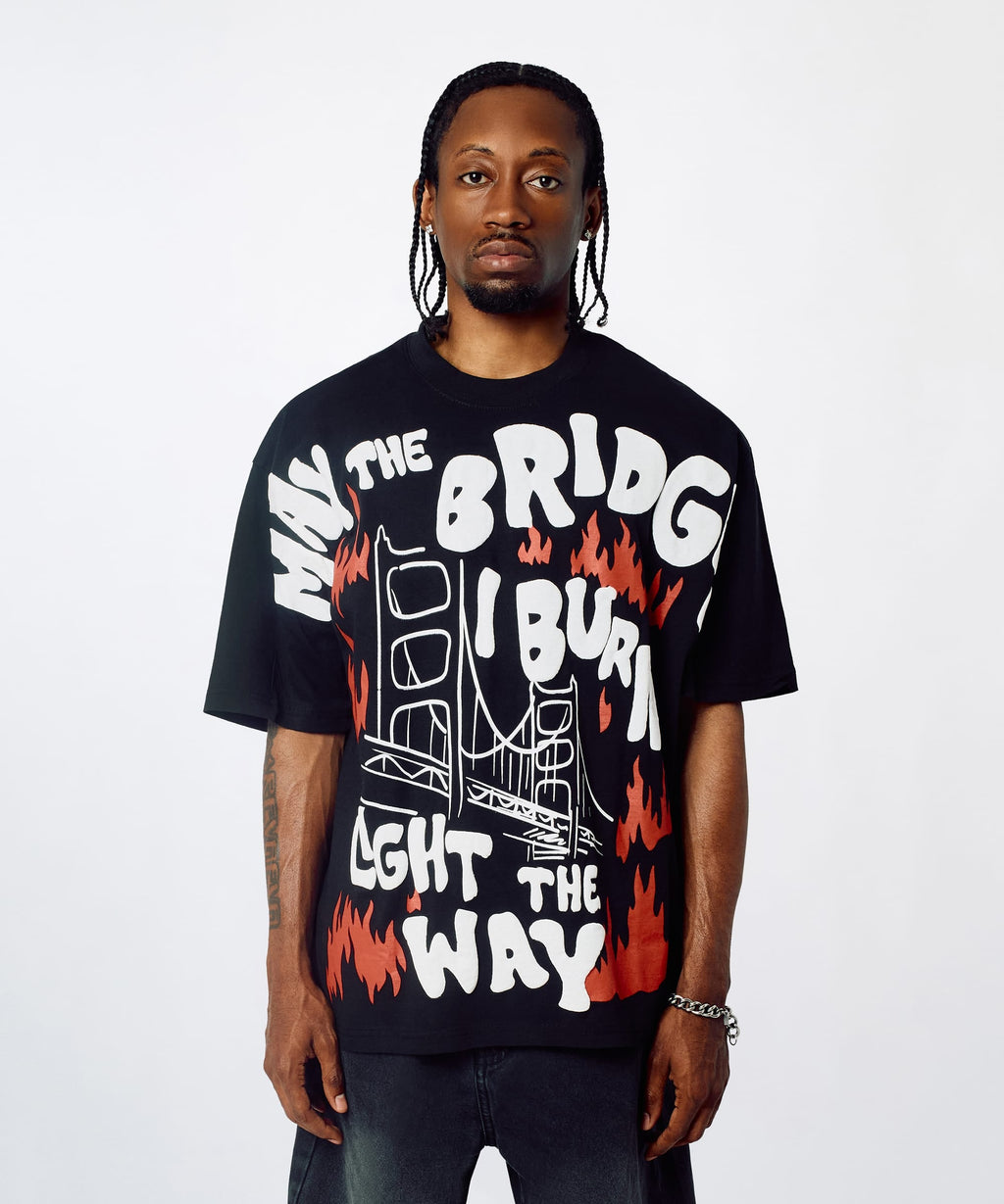 Light The Way Tee - Black