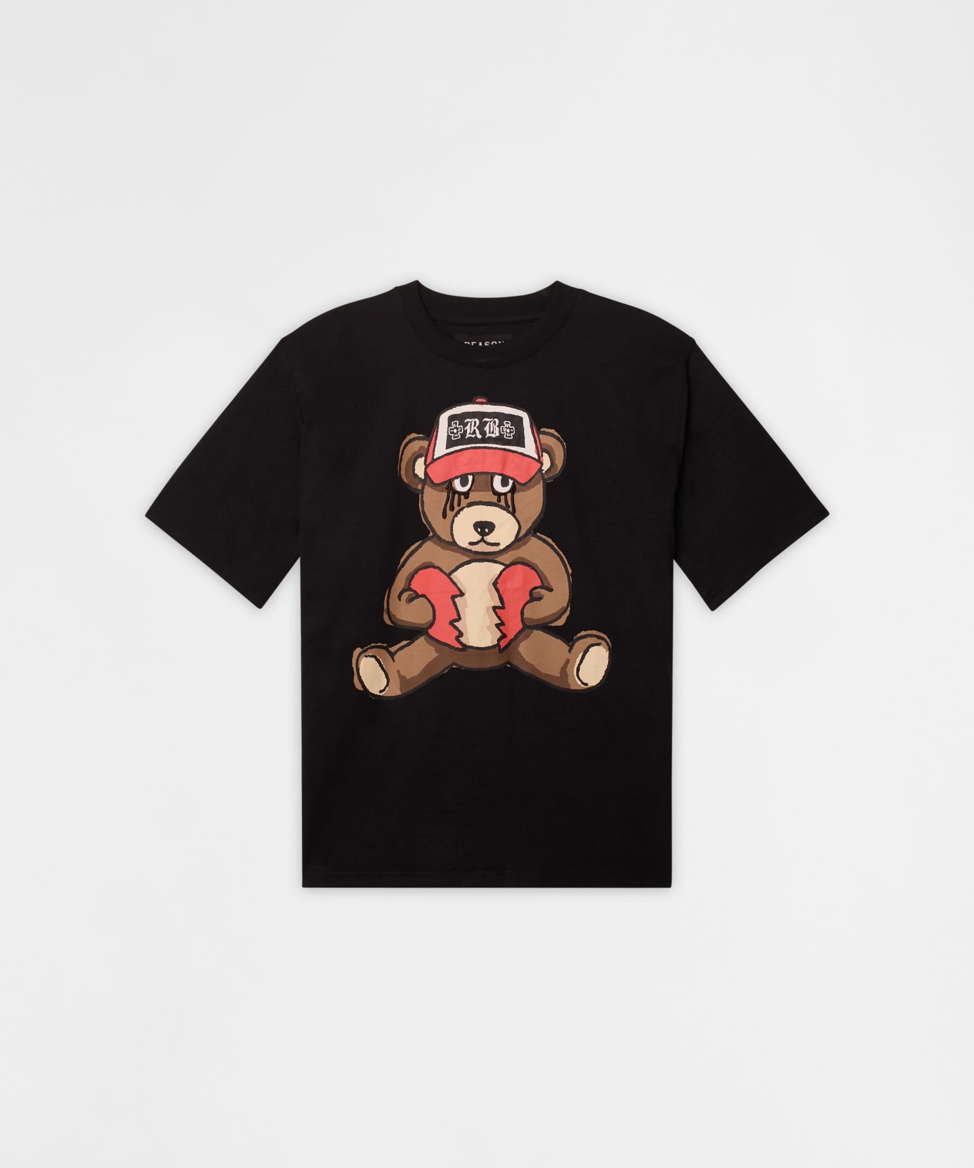 Heartbreaker Embroidered Short Sleeve Tee - Black