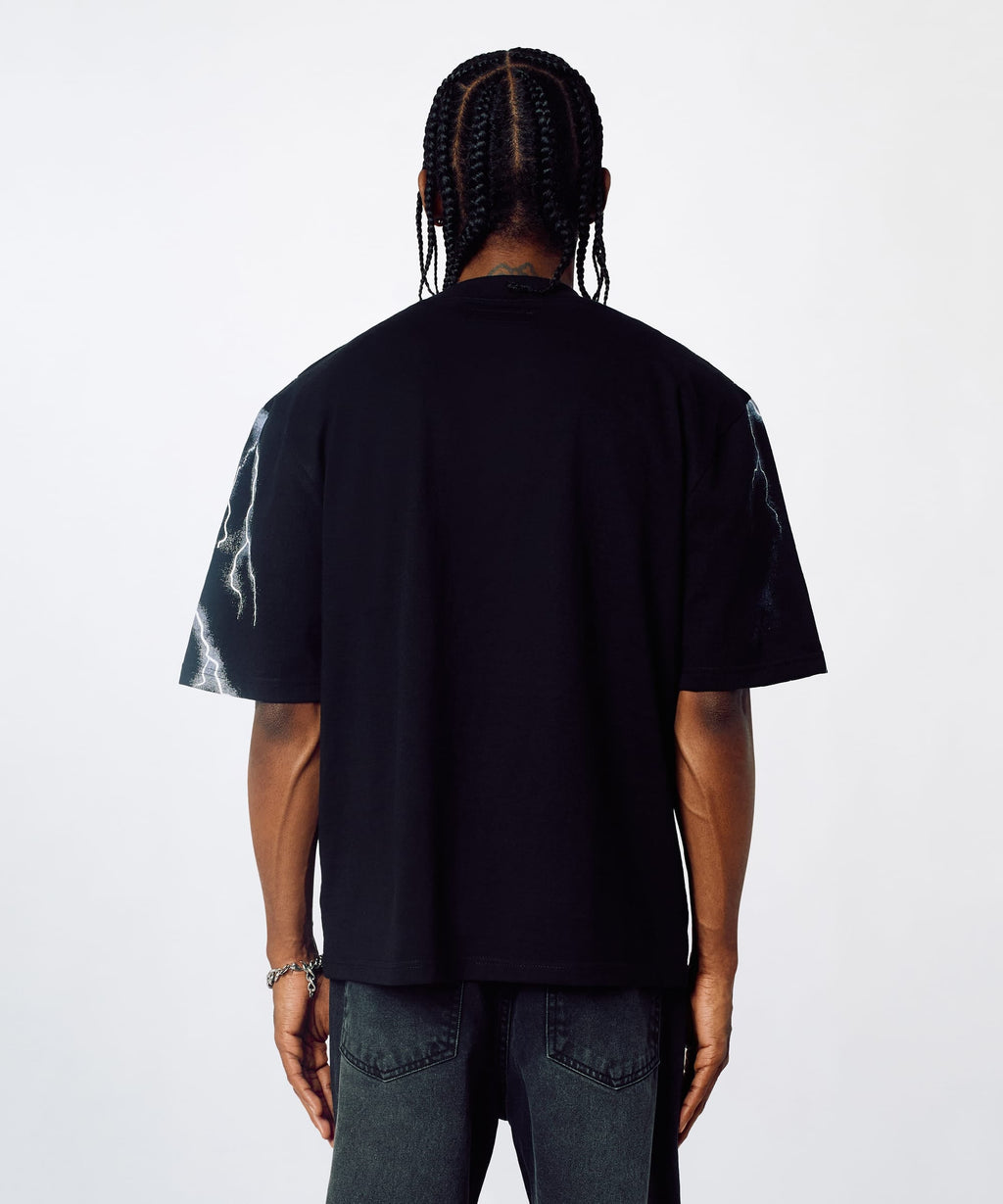 Full Moon Short Sleeve Tee - Black