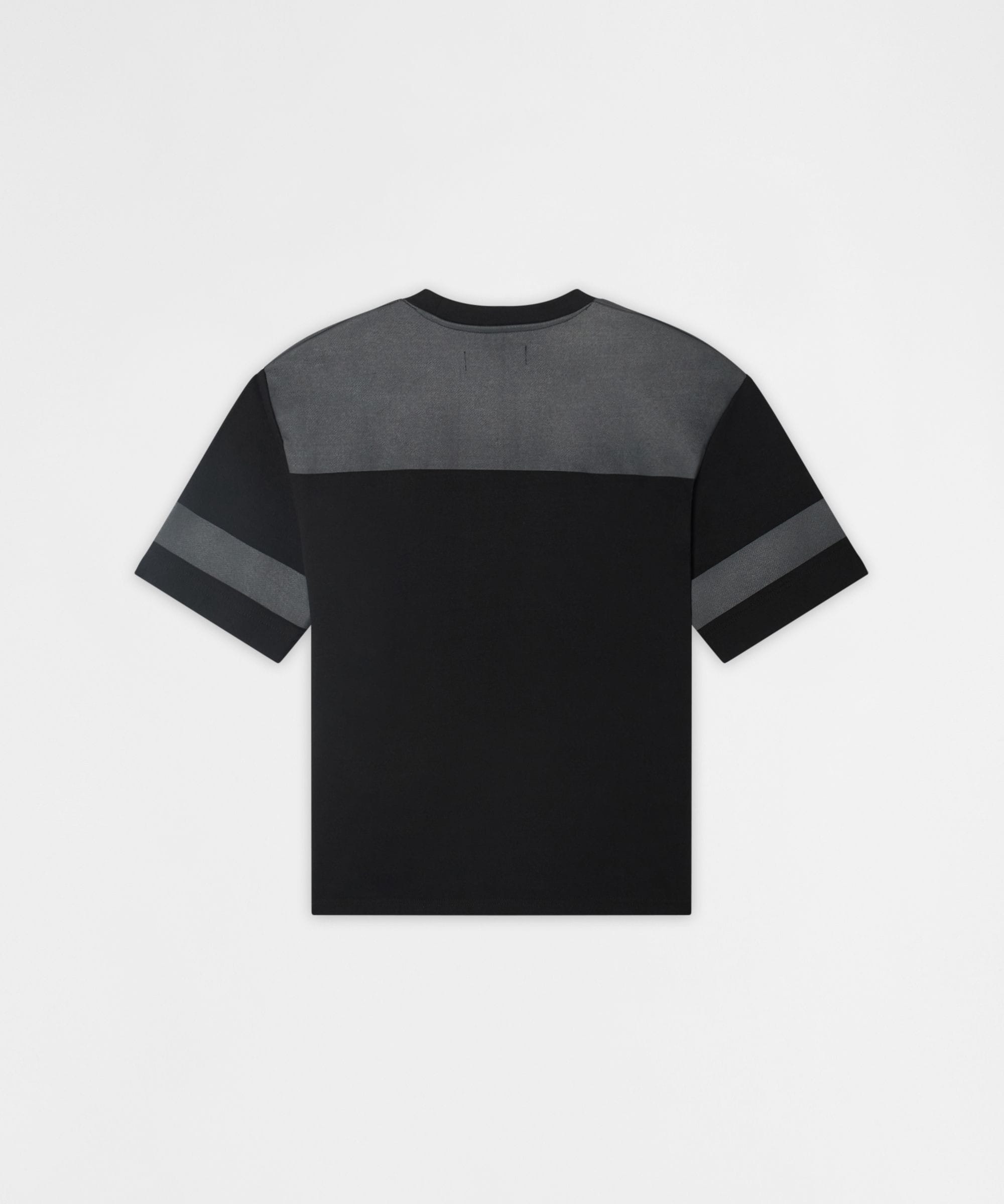 Football Rhinestones Short Sleeve Tee - Black