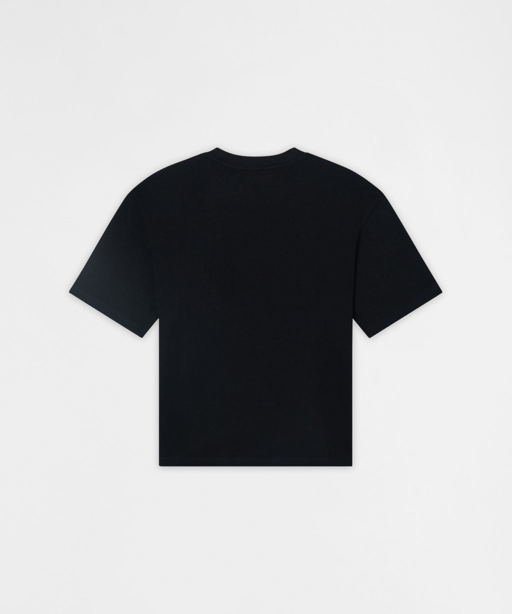 Kids Teddy Rhinestone Short Sleeve Tee - Black