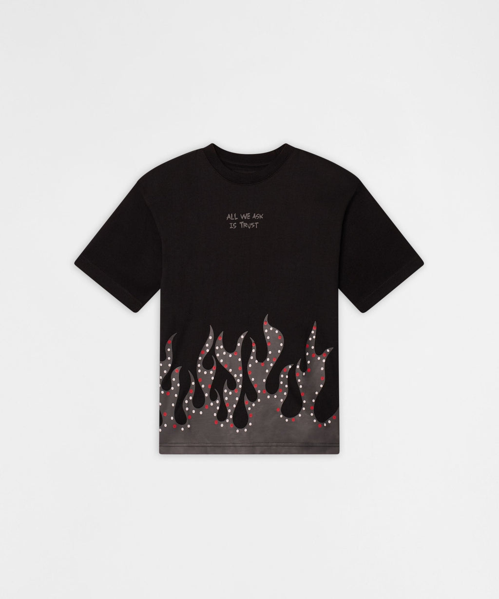 Kids All We Ask Is Trust Short Sleeve Tee - Black