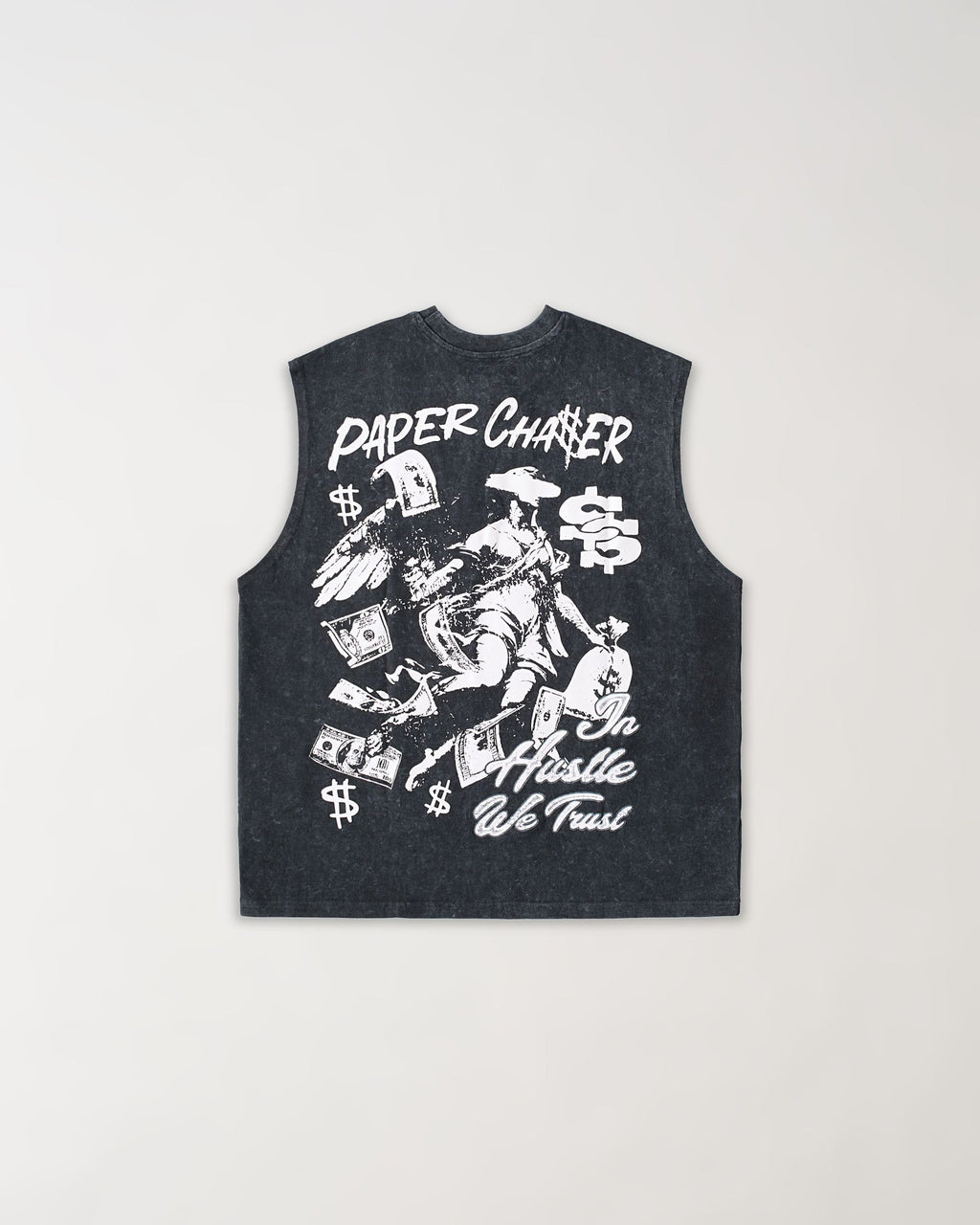 Muscle Short Sleeve Tee - Washed Black