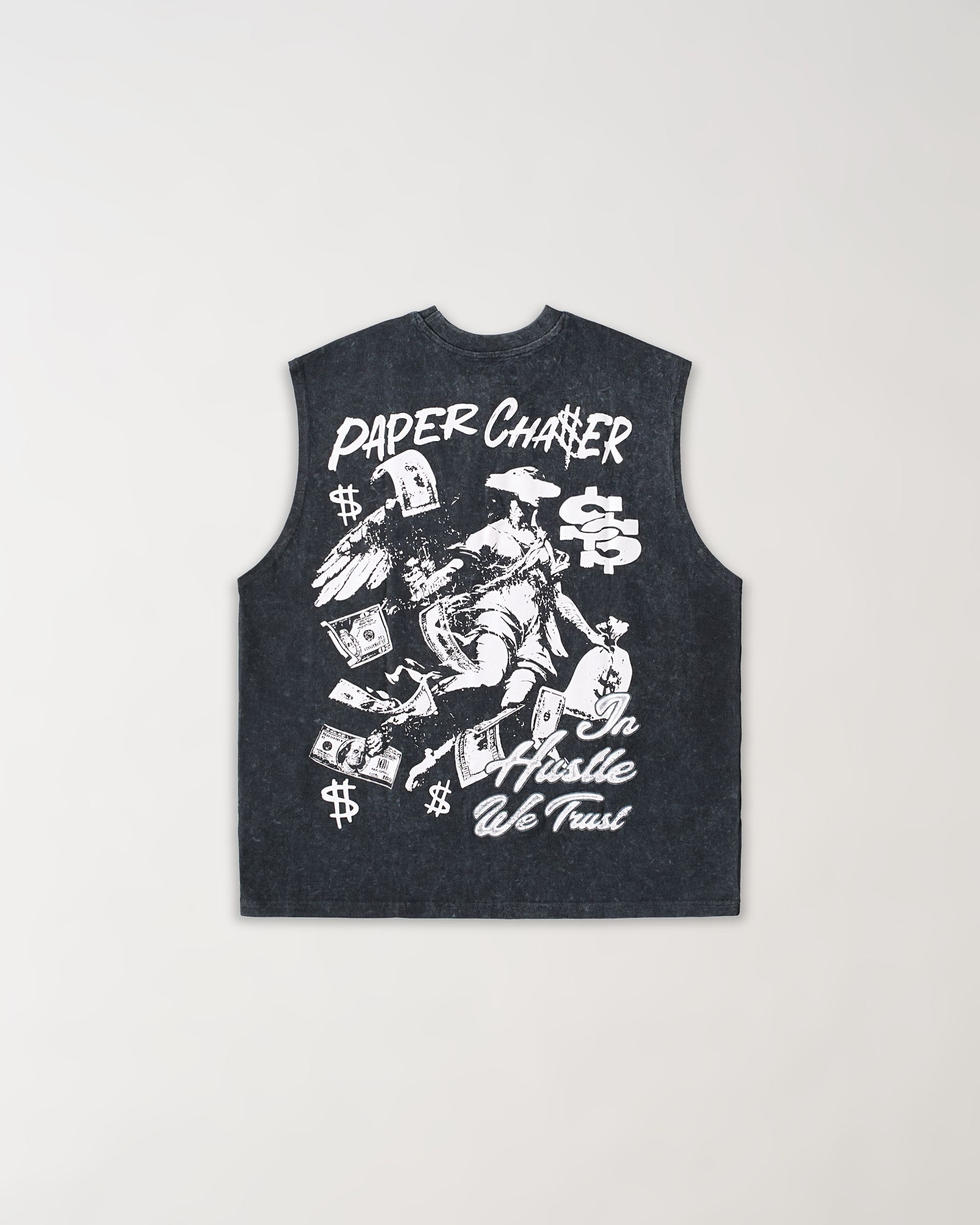 Muscle Short Sleeve Tee - Washed Black