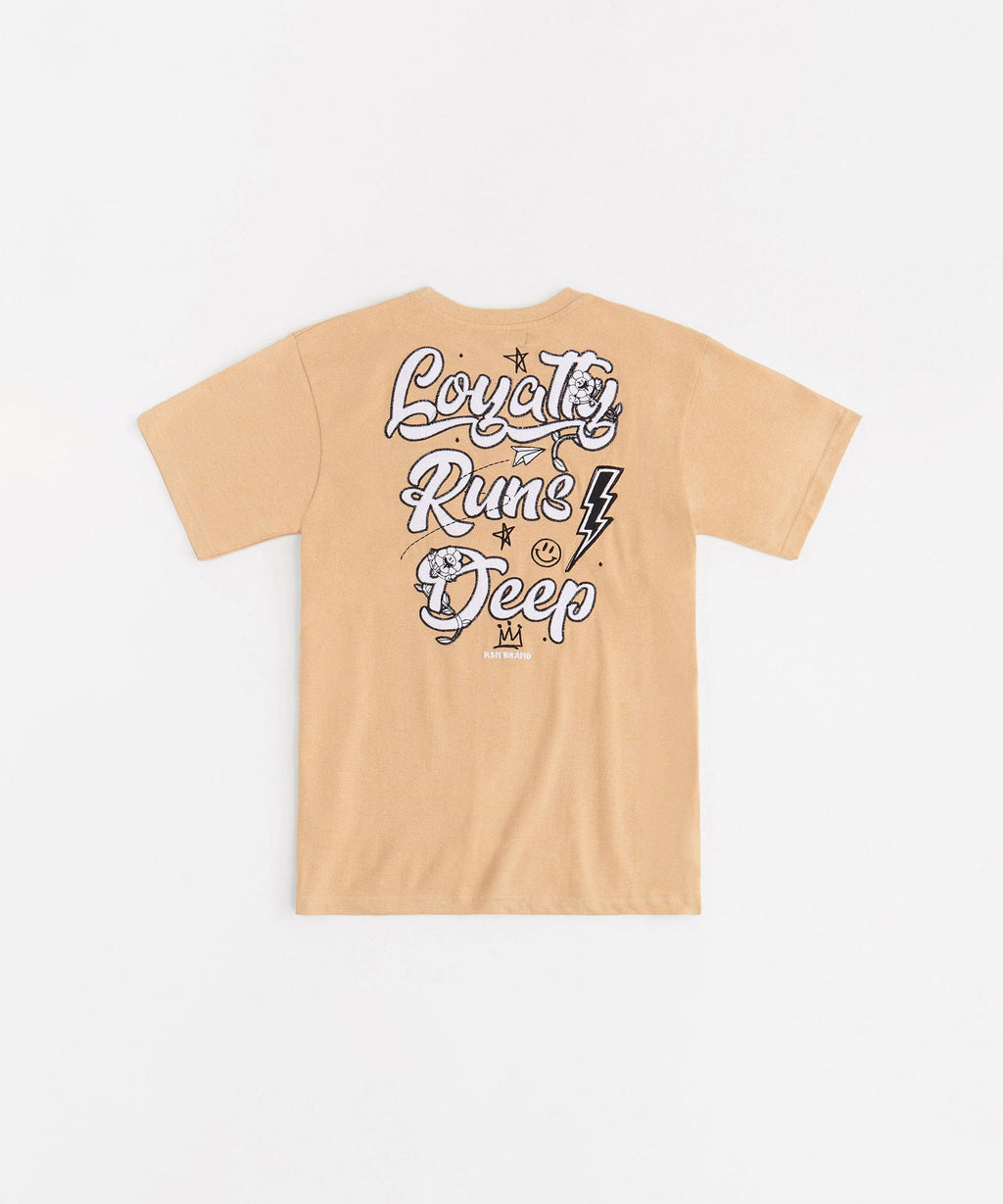 Loyalty Runs Deep Short Sleeve Tee - Khaki