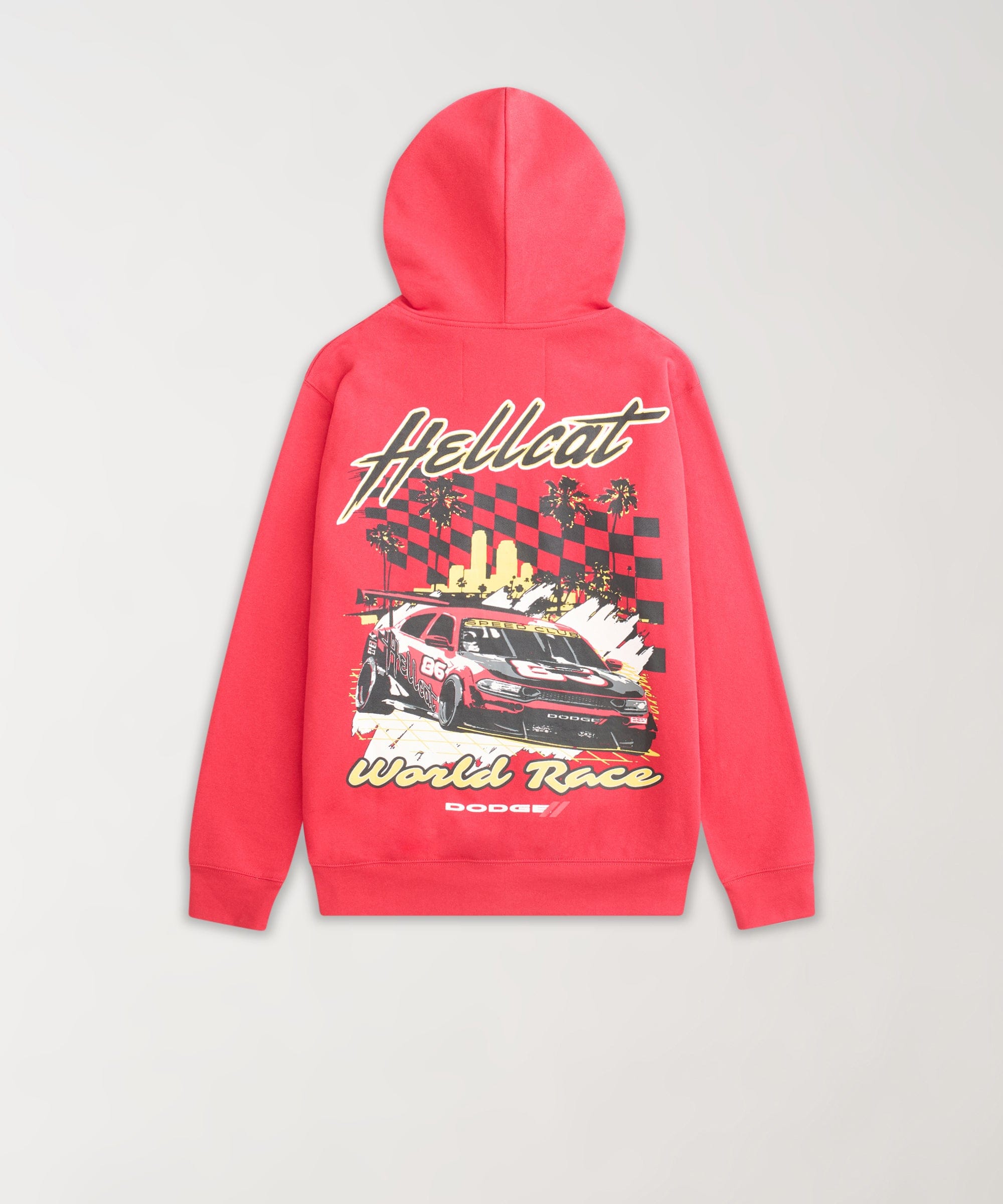 Hellcat Full Zip Hoodie - Red