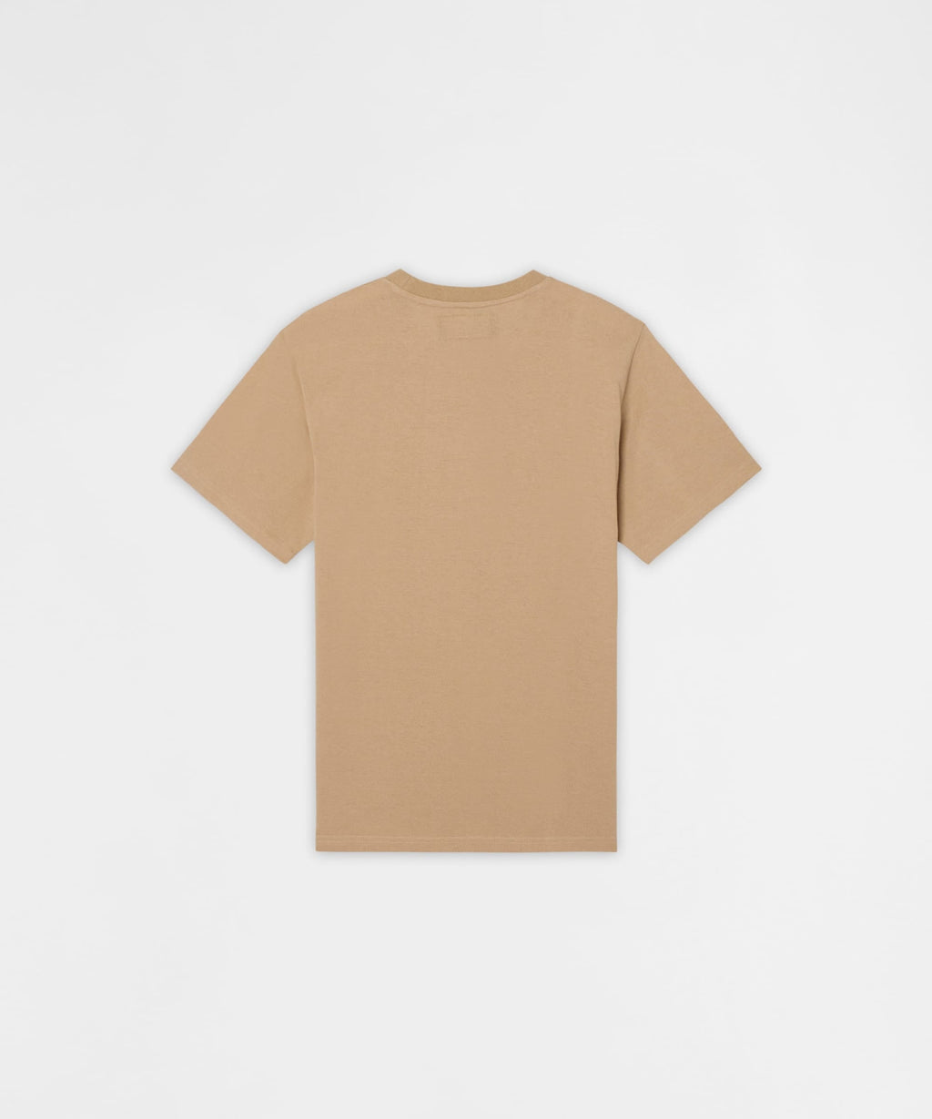 How High They've Got Their Degrees Graphic Short Sleeve Tee - Tan