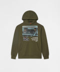 How High Study High Graphic Hoodie - Olive Green