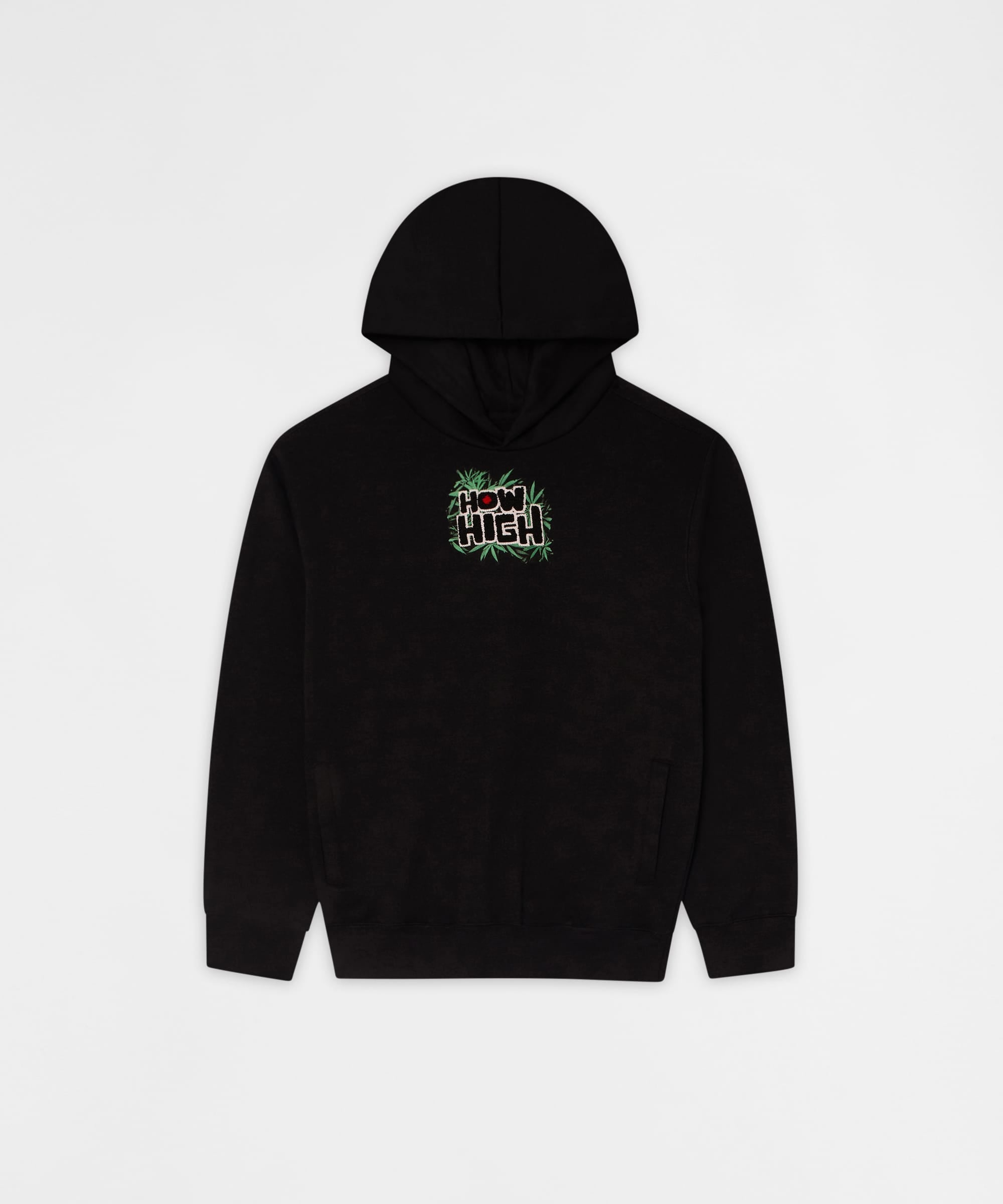 How High They've Got Their Degrees Graphic Hoodie - Black