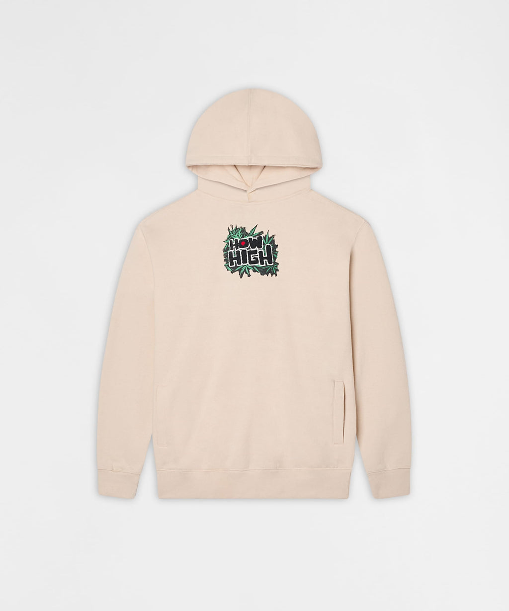 How High They've Got Their Degrees Graphic Hoodie - Tan