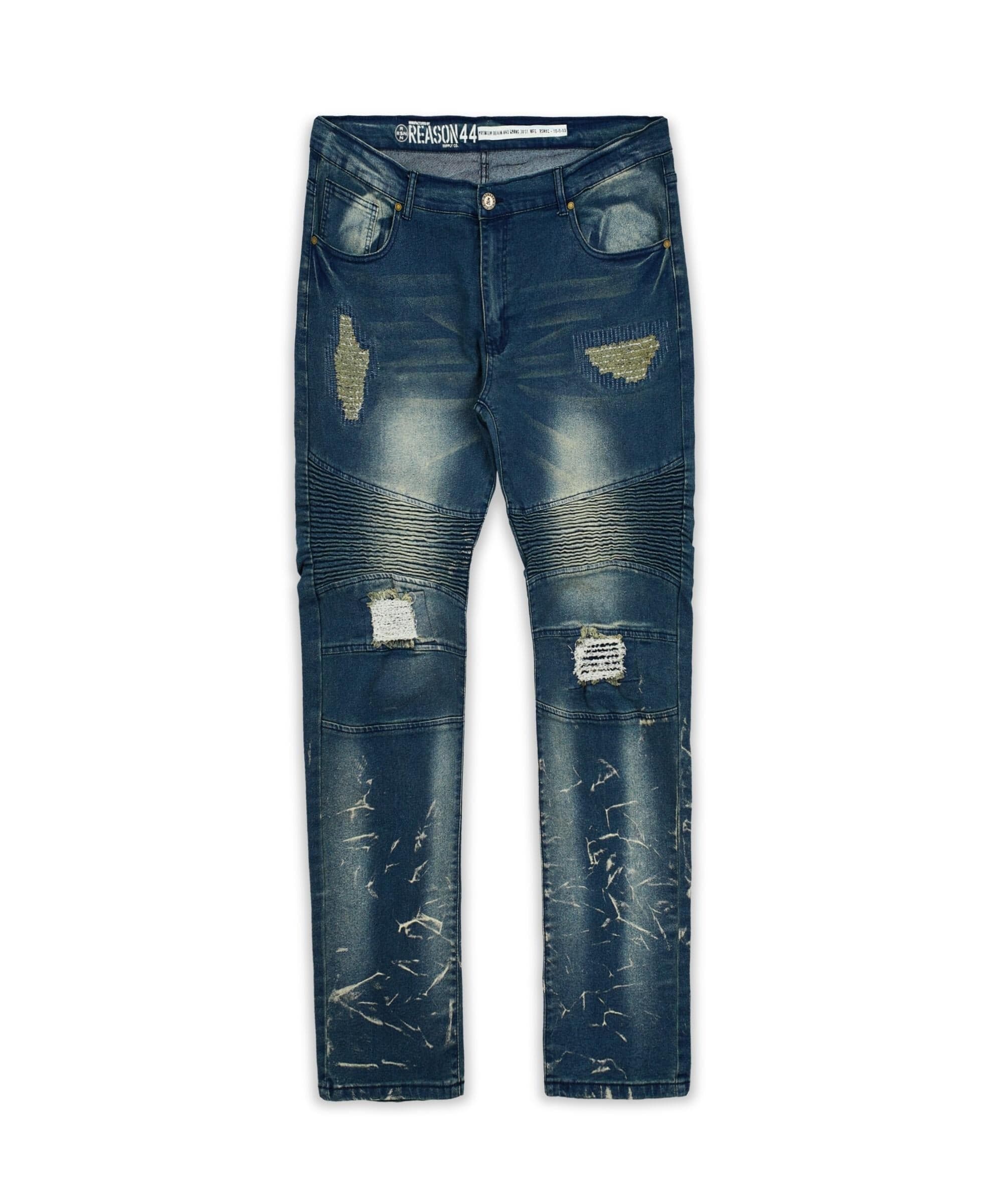 Mulberry Plus Size Moto Denim Jeans