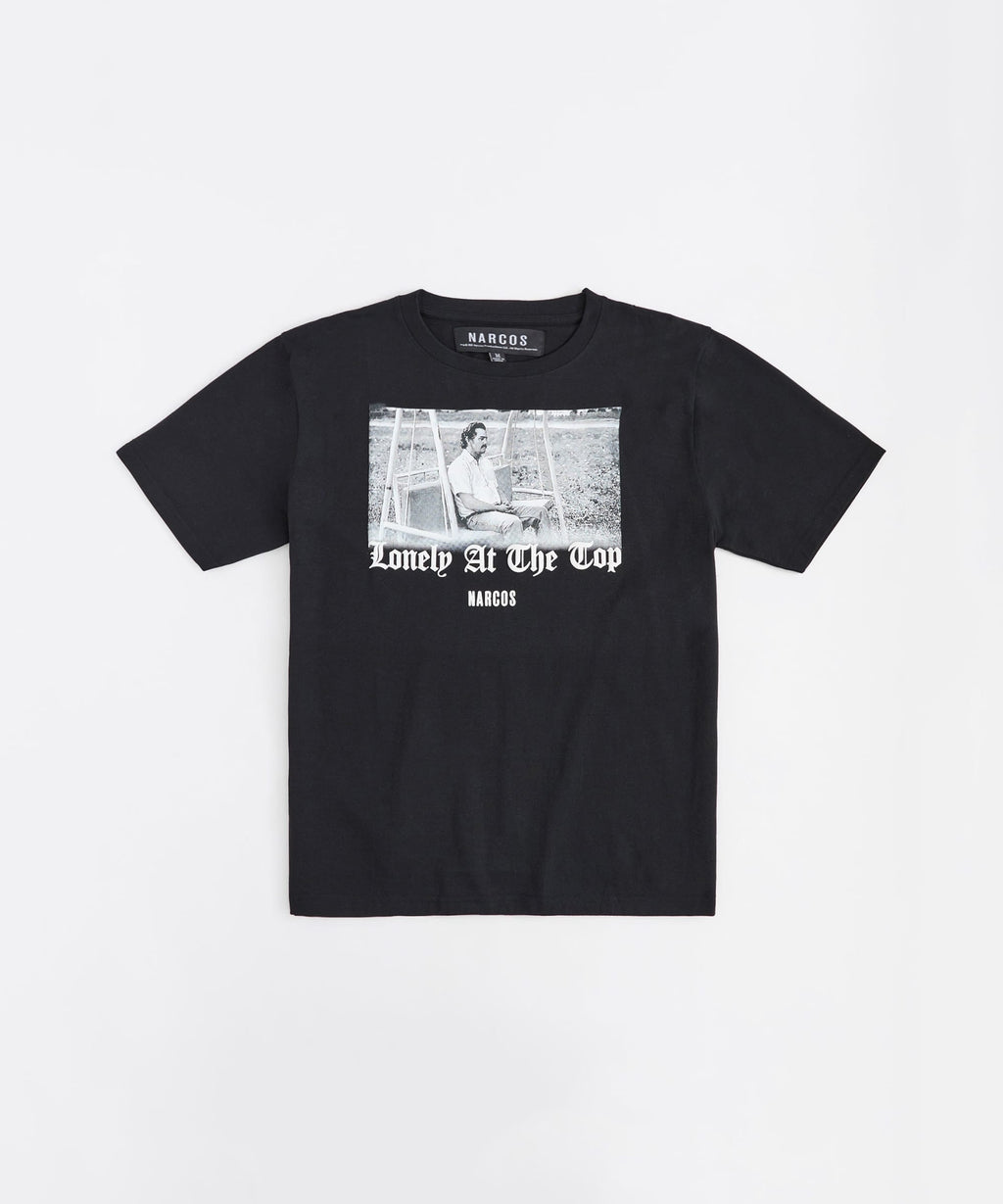 Narcos Lonely At The Top Graphic Short Sleeve Tee - Black