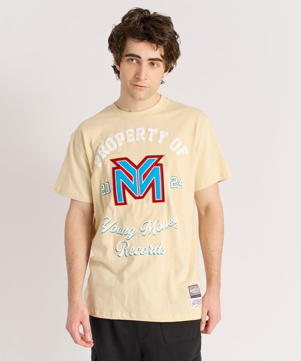 Lil Wayne Property Of Applique Short Sleeve Tee - Khaki