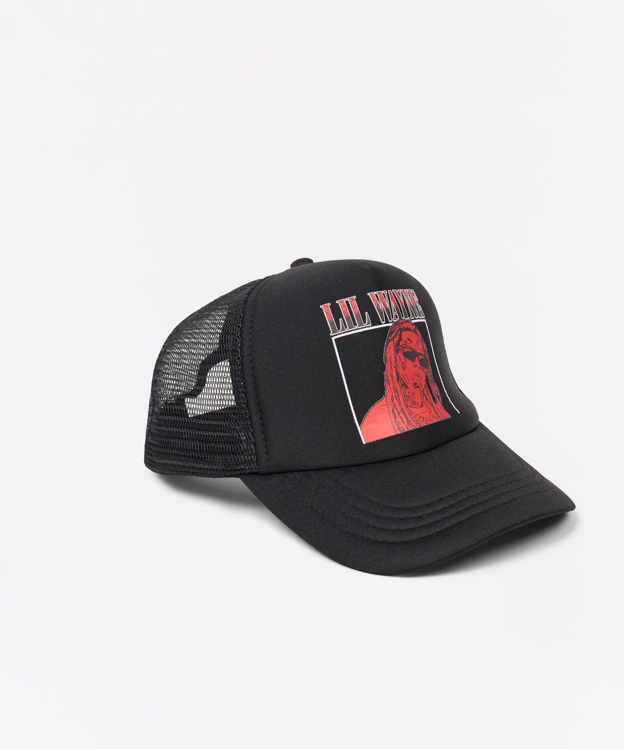 Lil Wayne Trucker Graphic Hat - Black