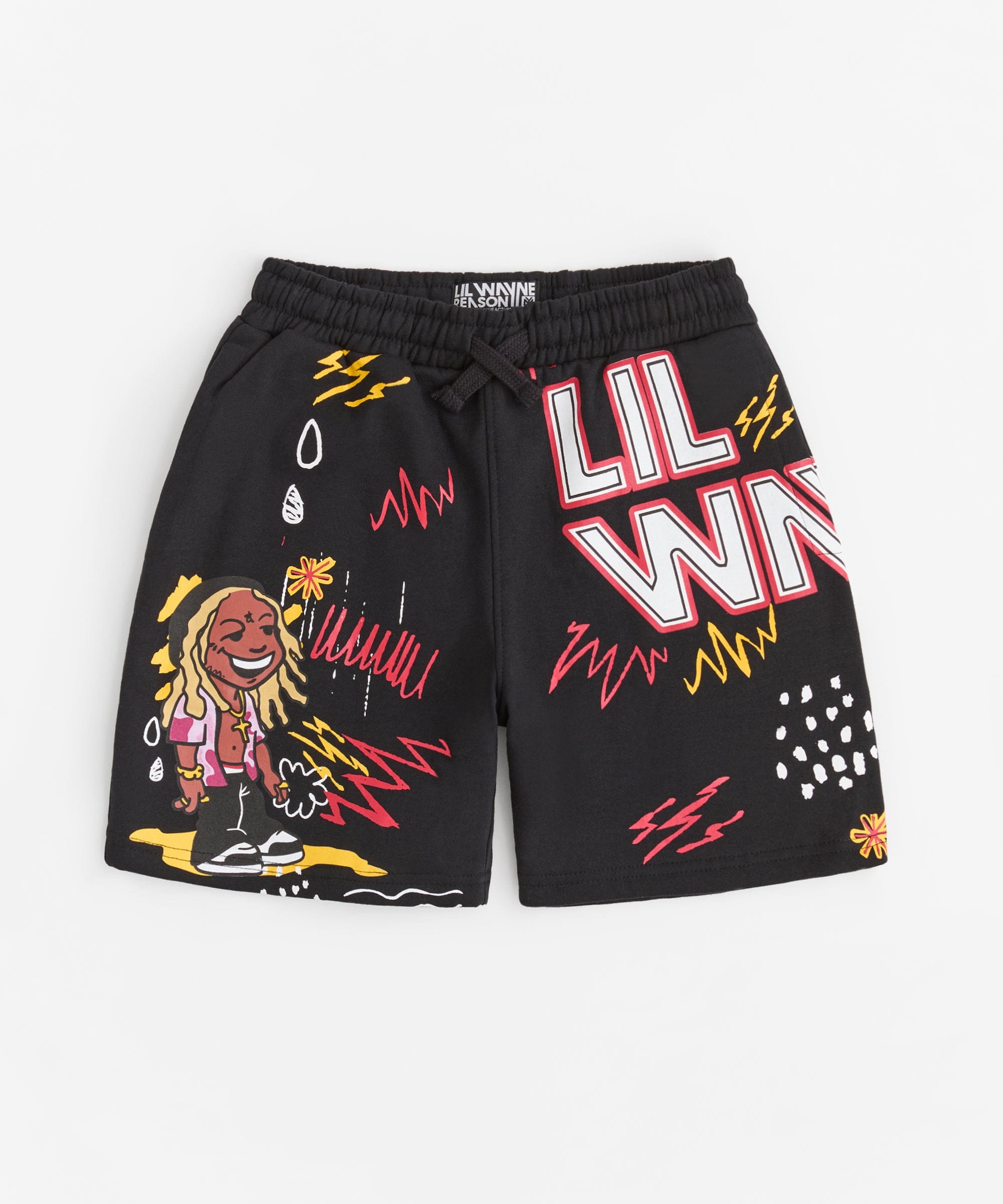 Kids Lil Wayne Fleece Short - Black