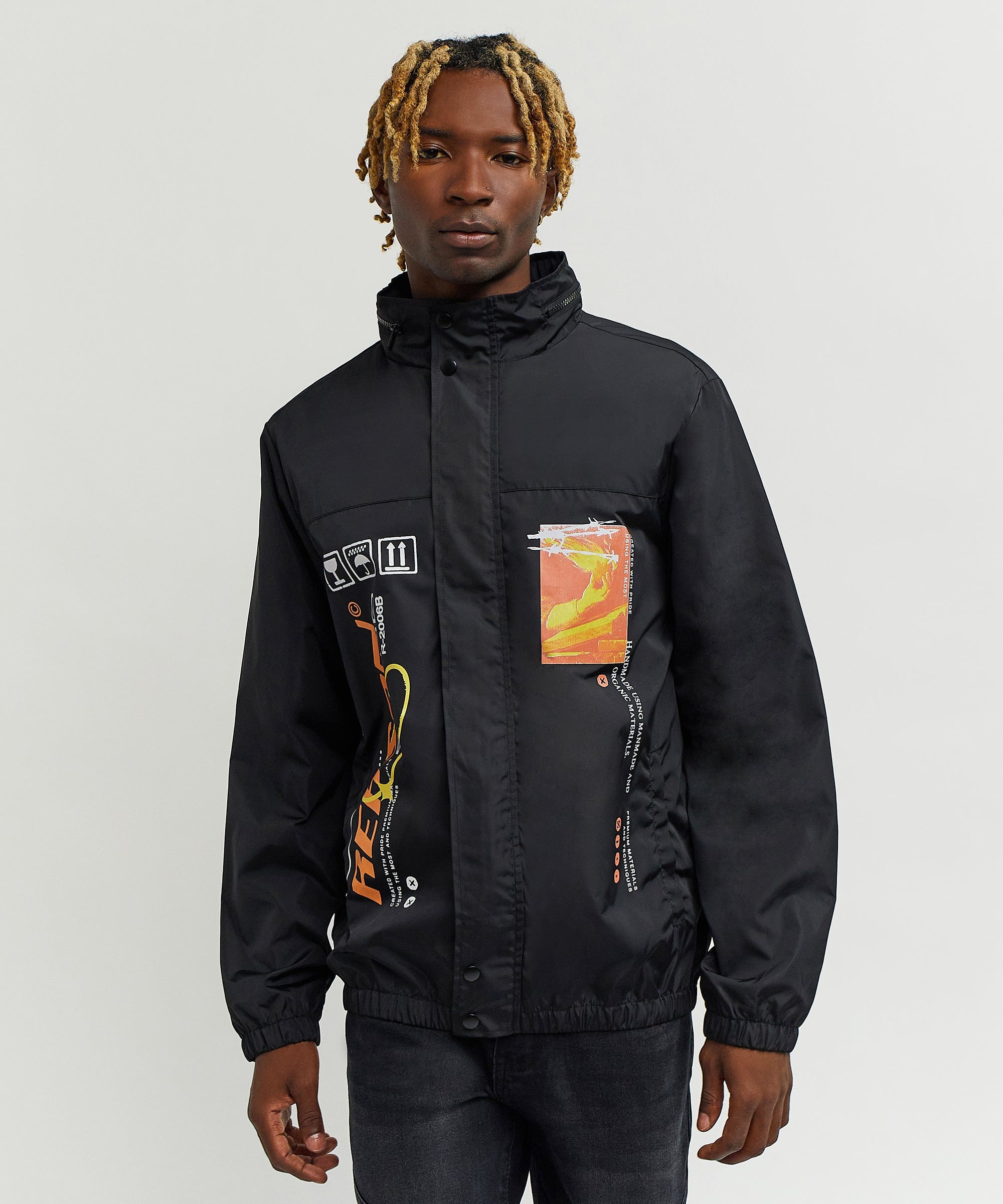Flame Nylon Jacket