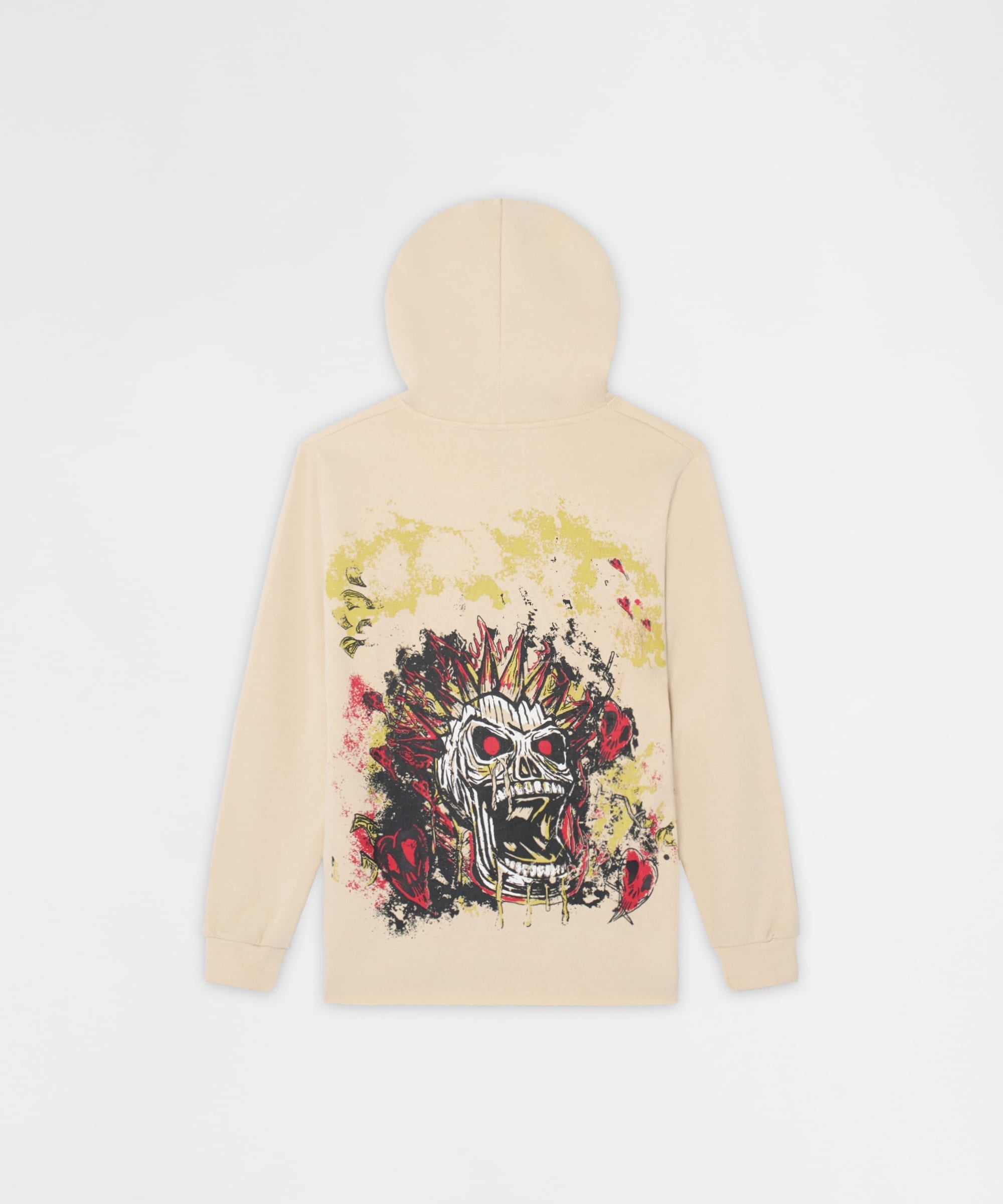 Mayhem Fleece Graphic Zip Hoodie - Khaki