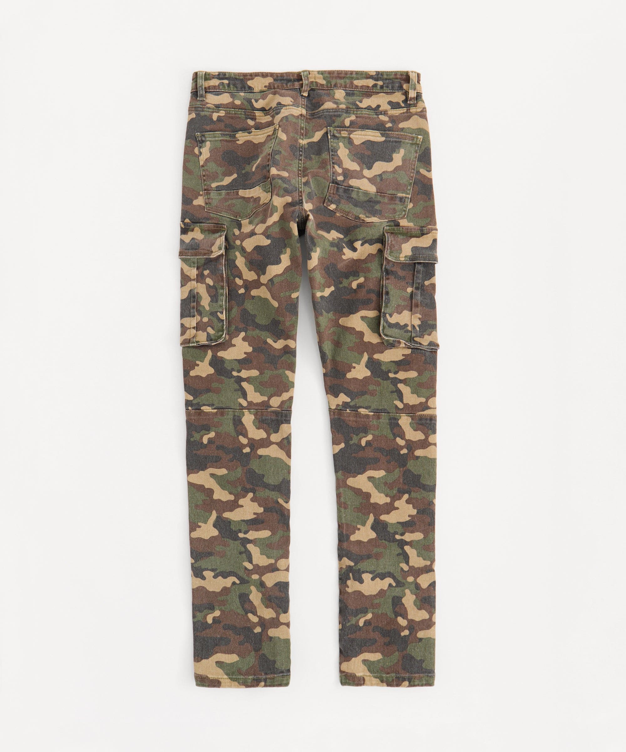 Moto Denim Skinny Jeans - Camo