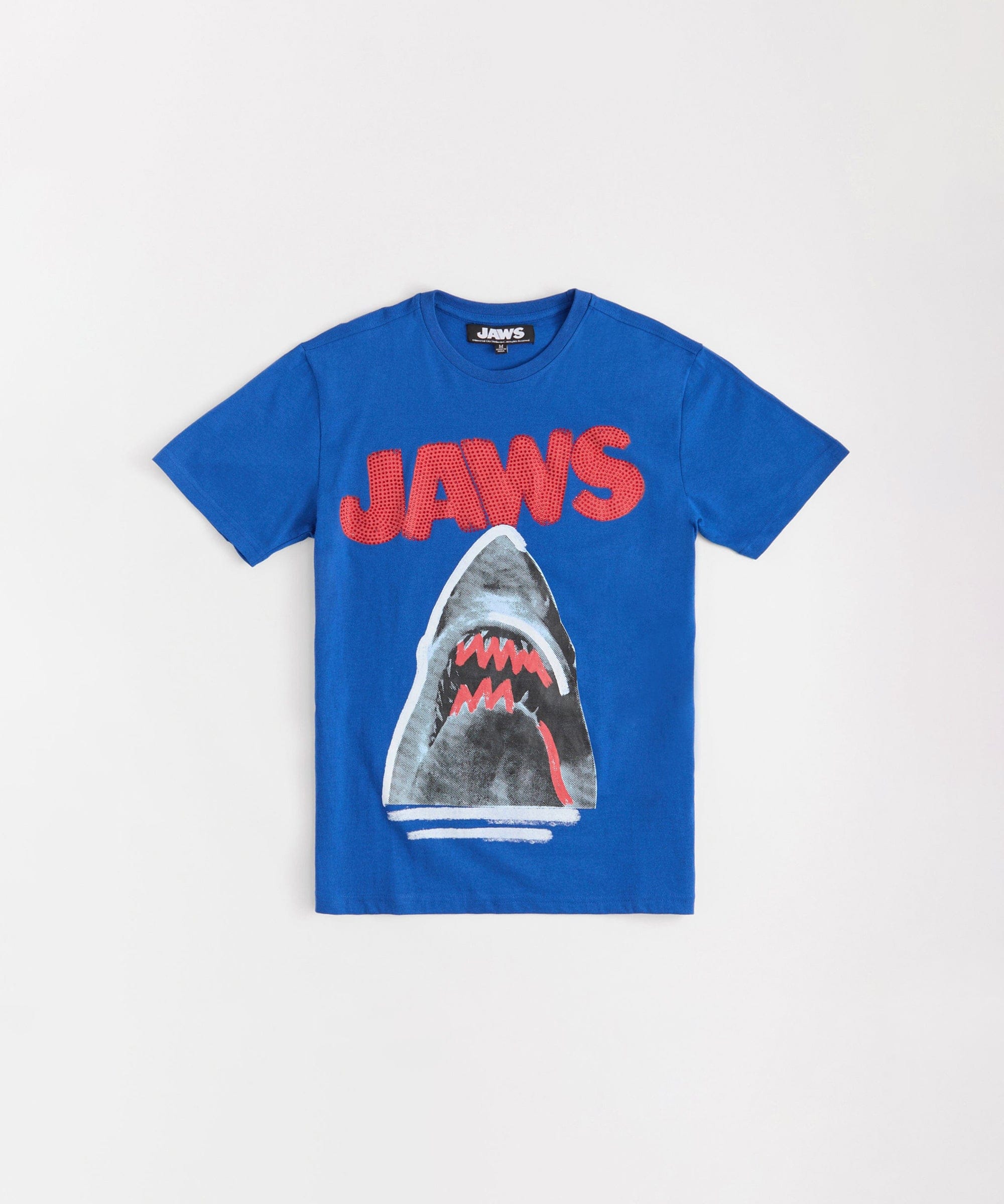 Jaws White Shark Short Sleeve Tee - Blue