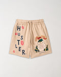 Hustler Players Club Fleece Short - Clay