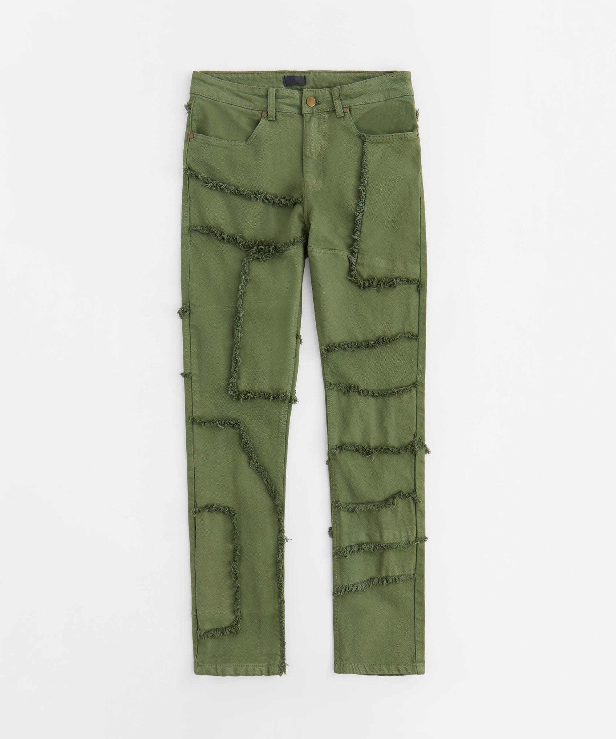 Frayed Denim Pant