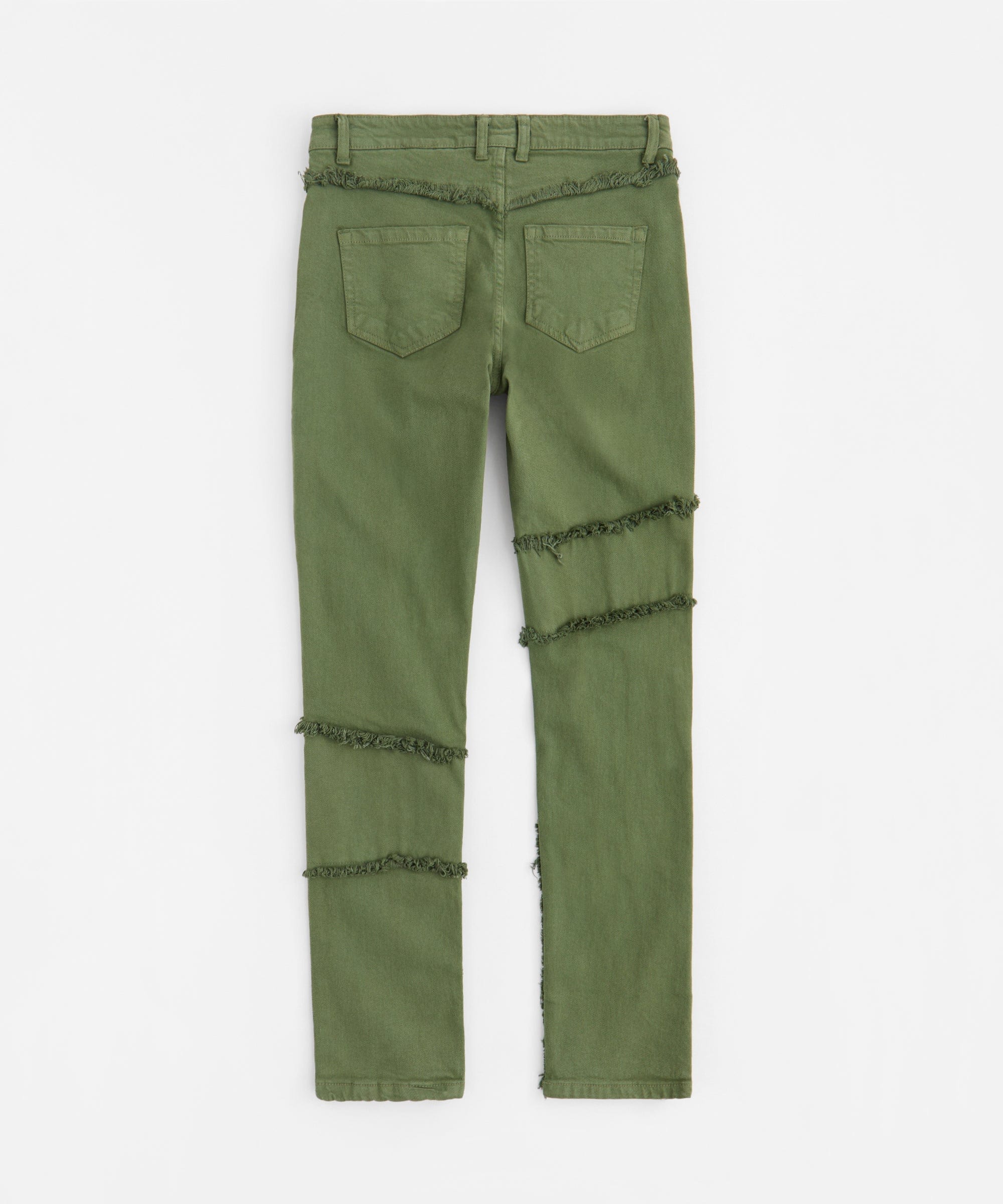 Frayed Denim Pant
