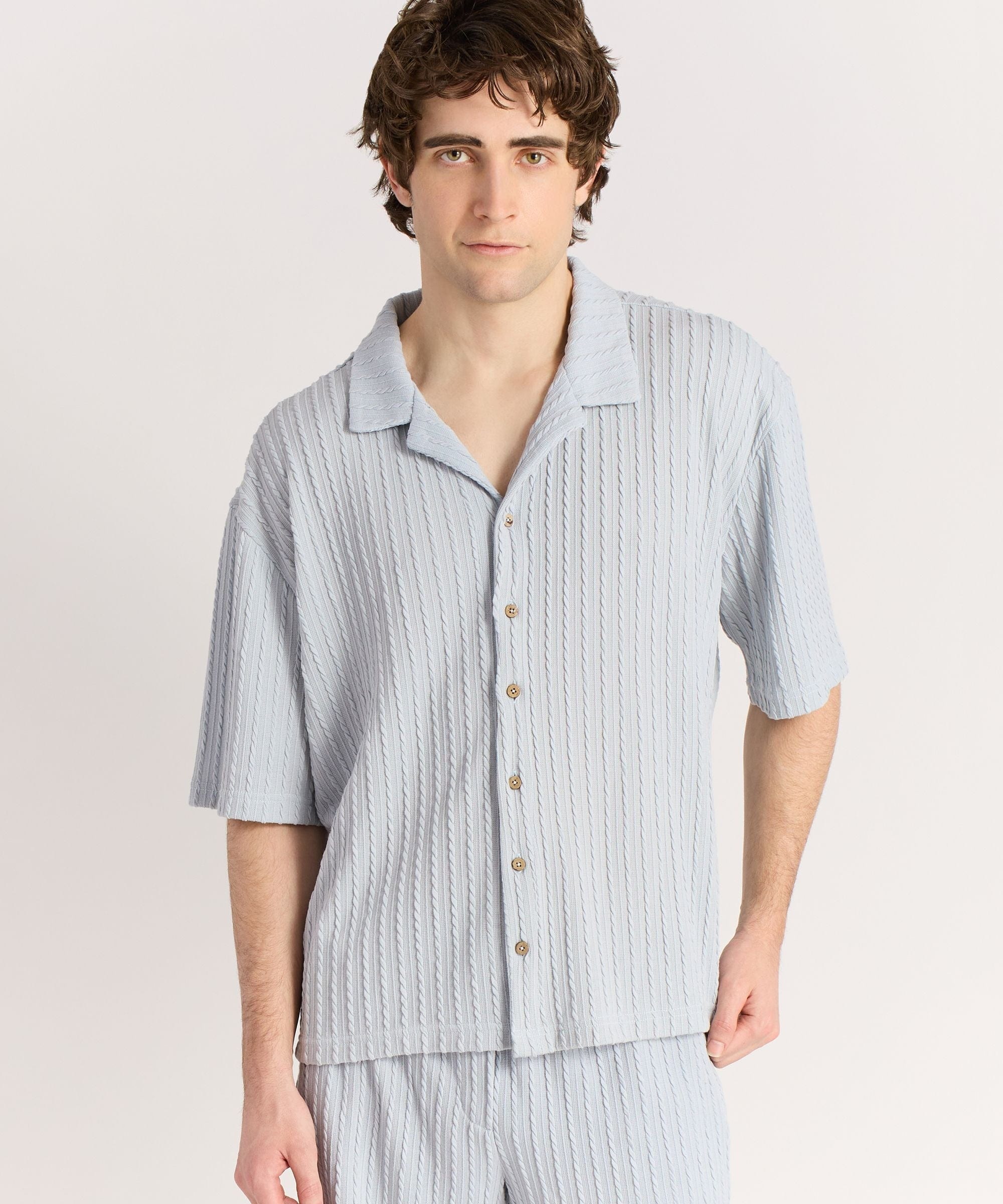 Jacquard Knit Shirt