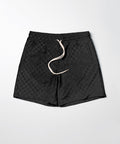 Jacquard Knit Shorts - Black