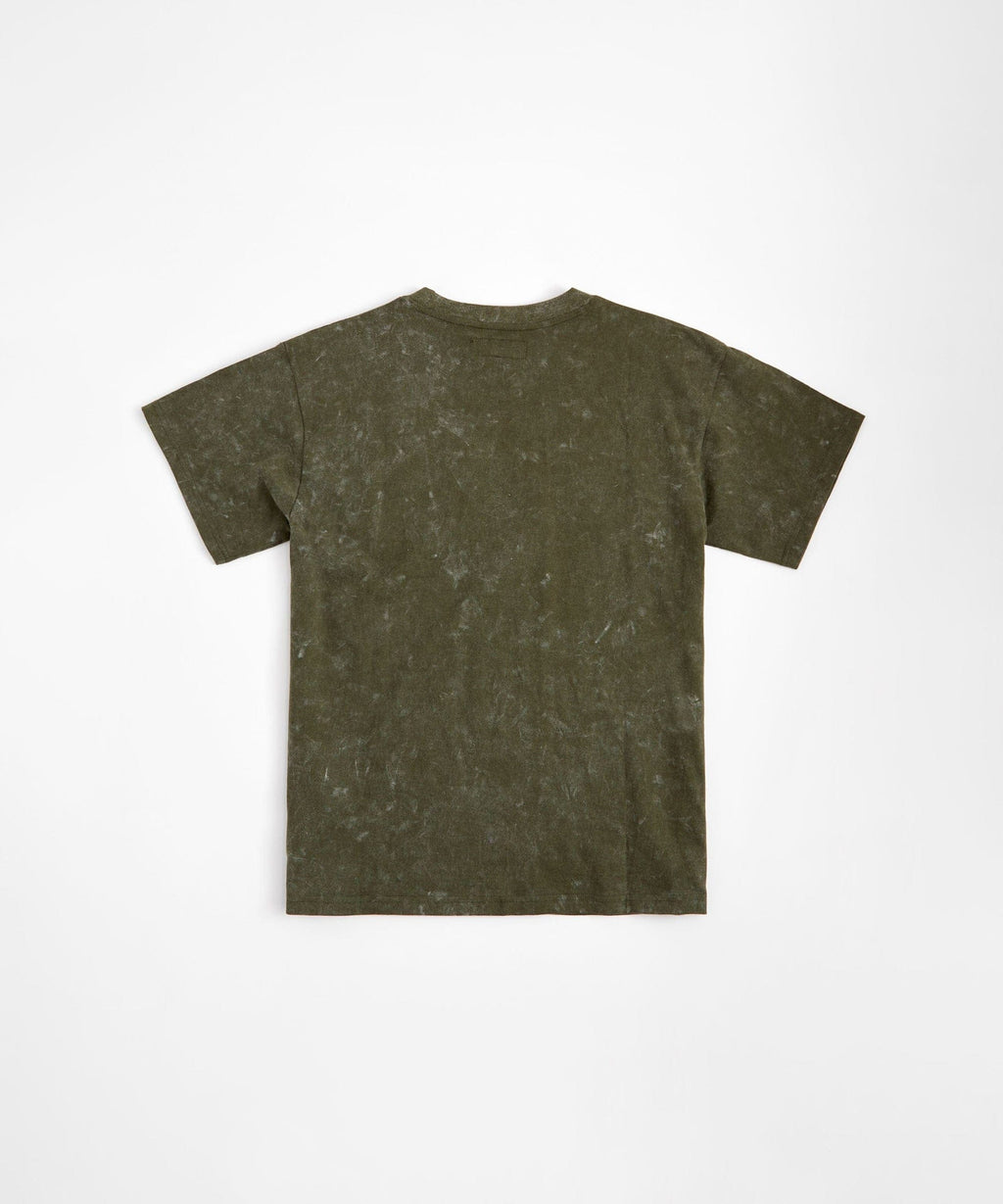 Kids Self Made Self Paid Short Sleeve Tee - Olive Green