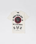 Kids Trust No 1 Embroidered Short Sleeve Tee - Cream