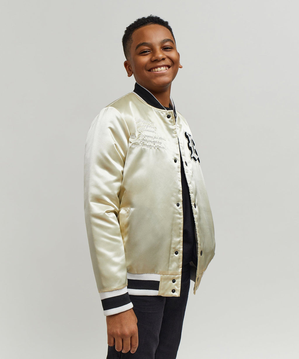 Kids Ply Hard Satin Jacket