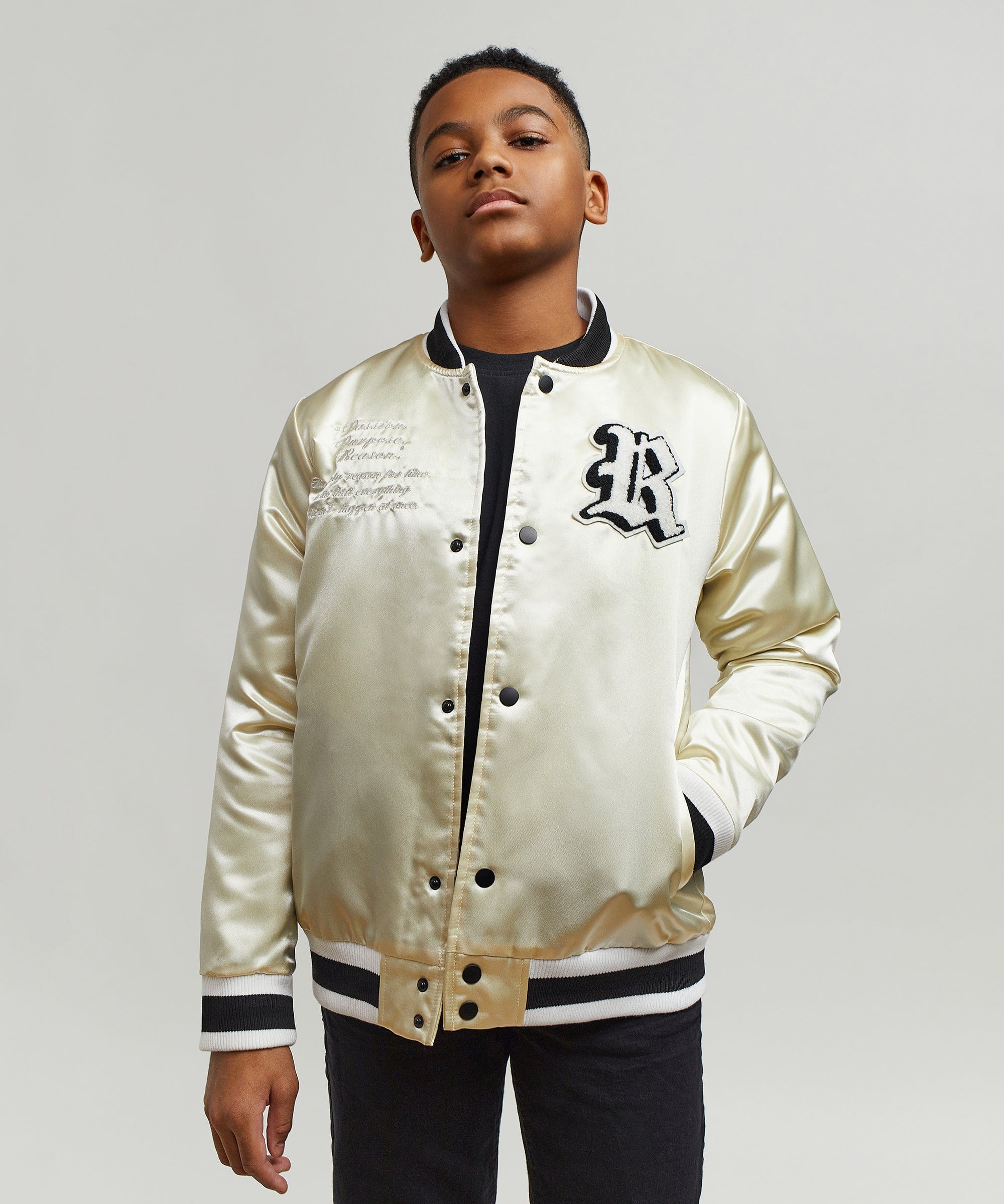 Kids Ply Hard Satin Jacket