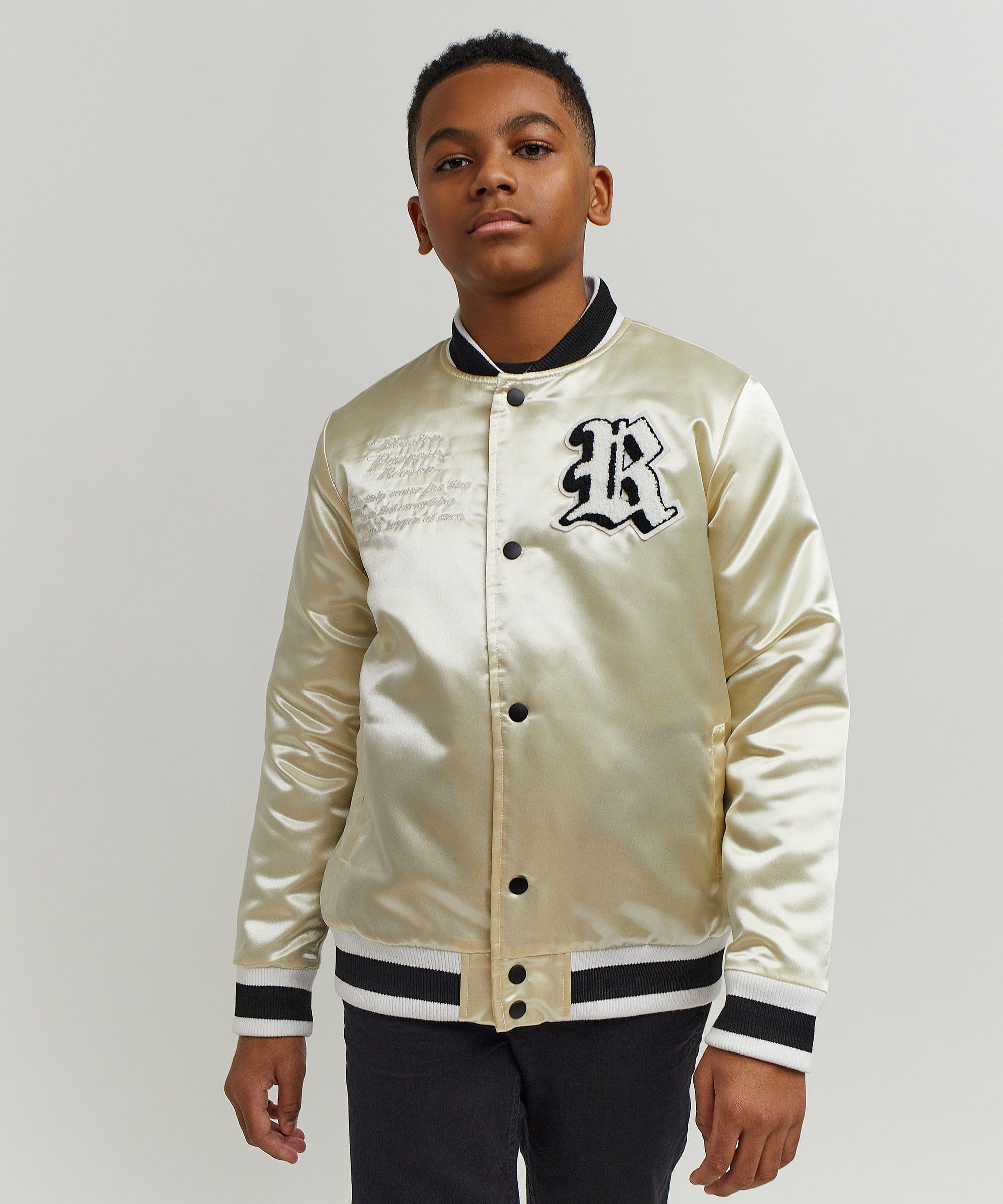 Kids Ply Hard Satin Jacket