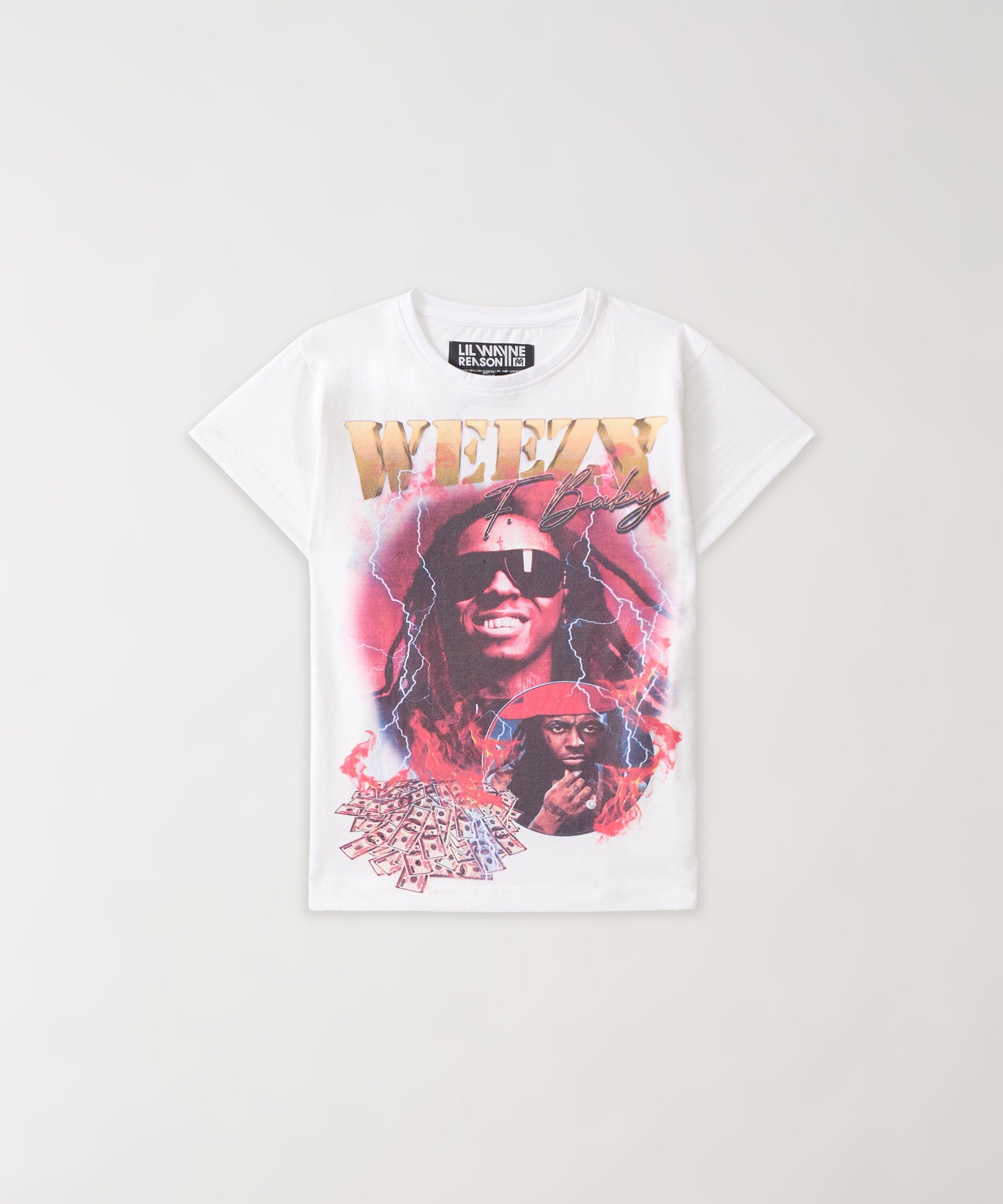 Kids Lil Wayne Short Sleeve Tee - White