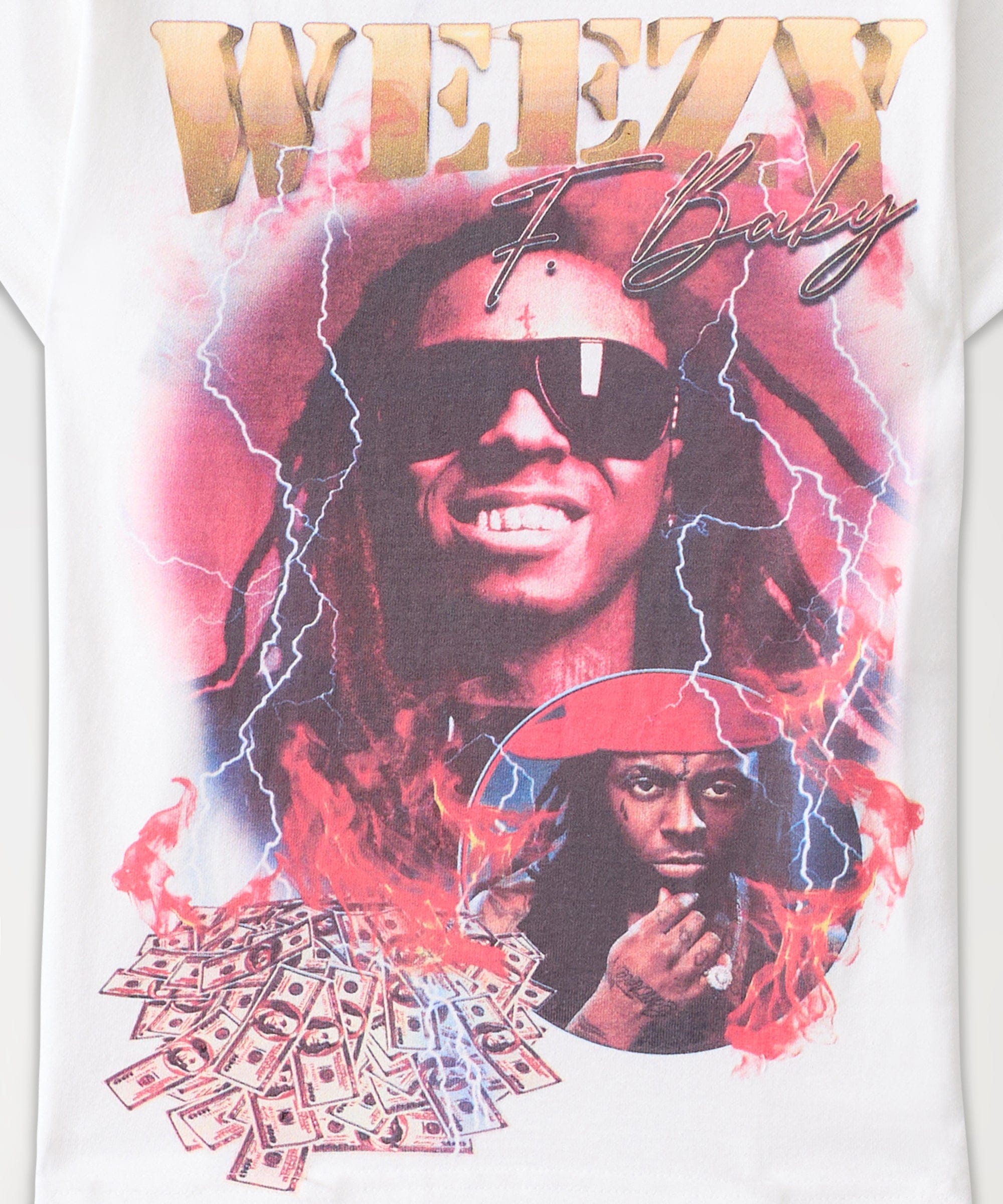 Kids Lil Wayne Short Sleeve Tee - White