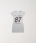 LA Angels Graphic Bodycon Women's Dress - Grey
