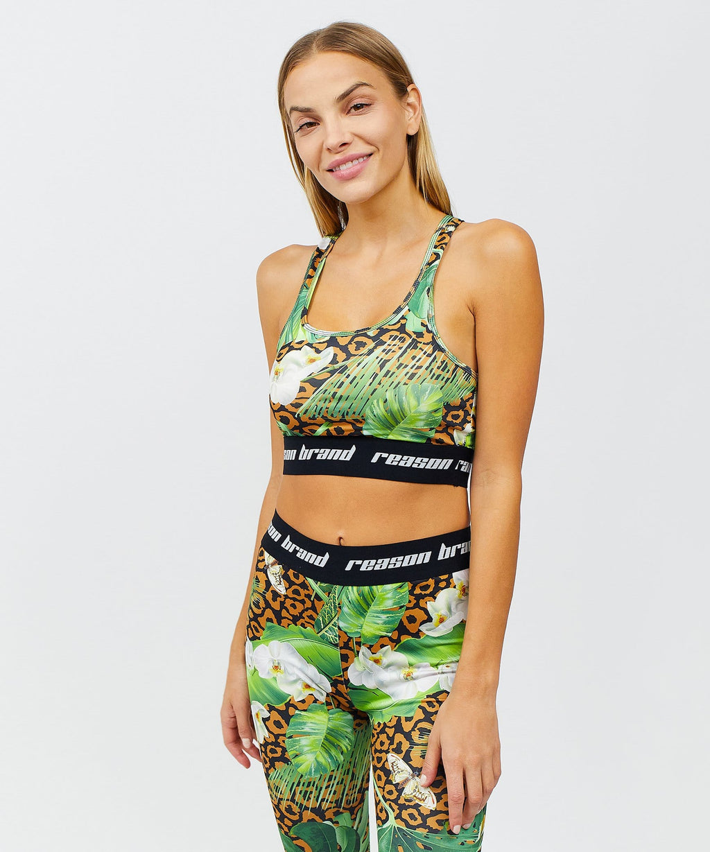 Jungle Hunt Women's Sports Bra - Multicolor
