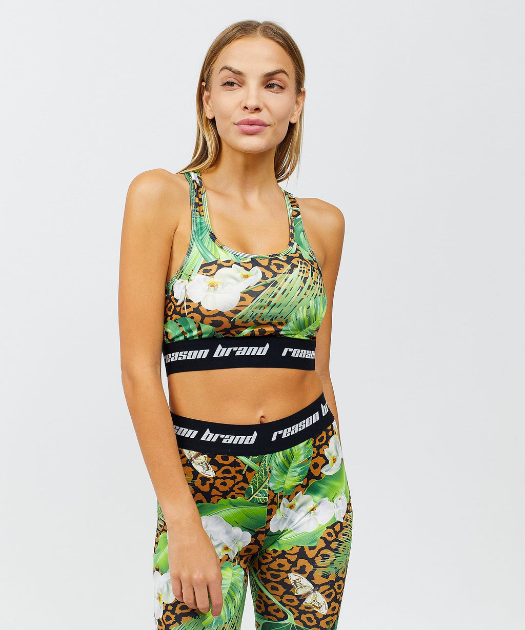 Jungle Hunt Women's Sports Bra - Multicolor