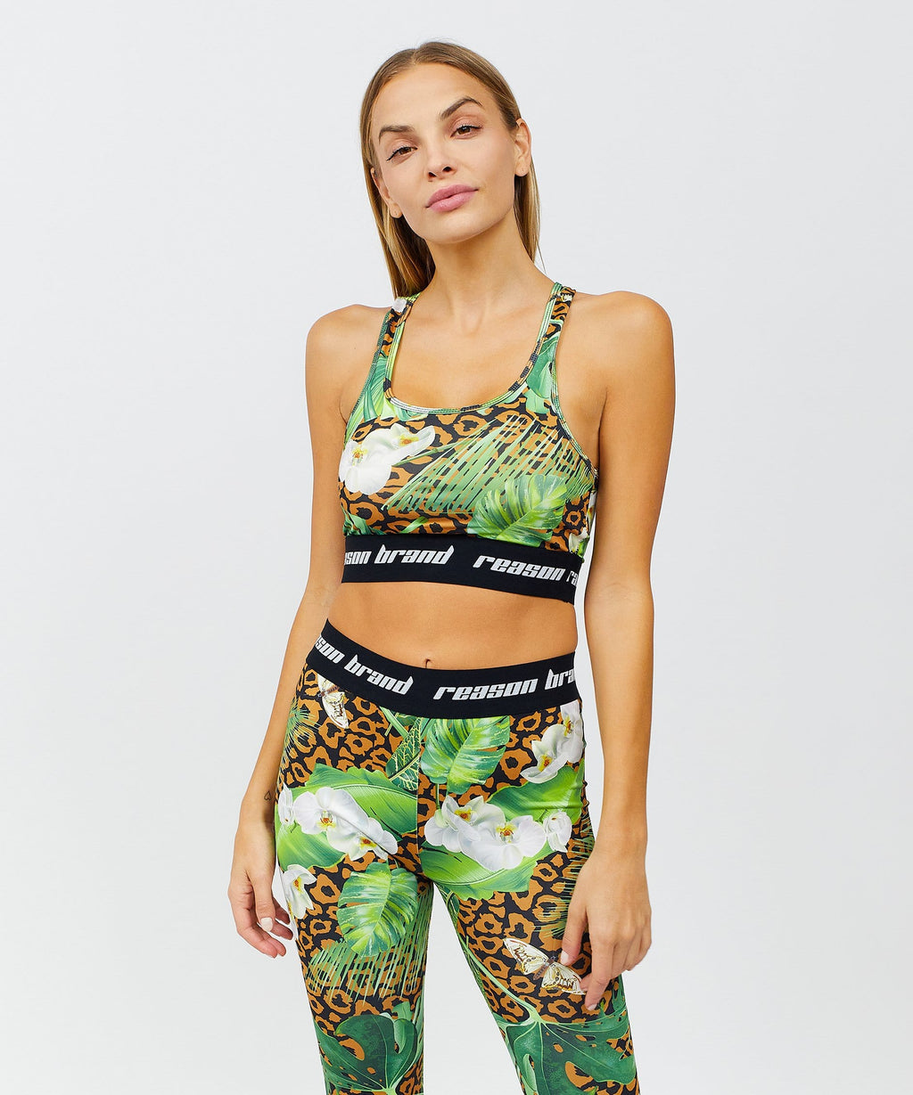 Jungle Hunt Women's Sports Bra - Multicolor