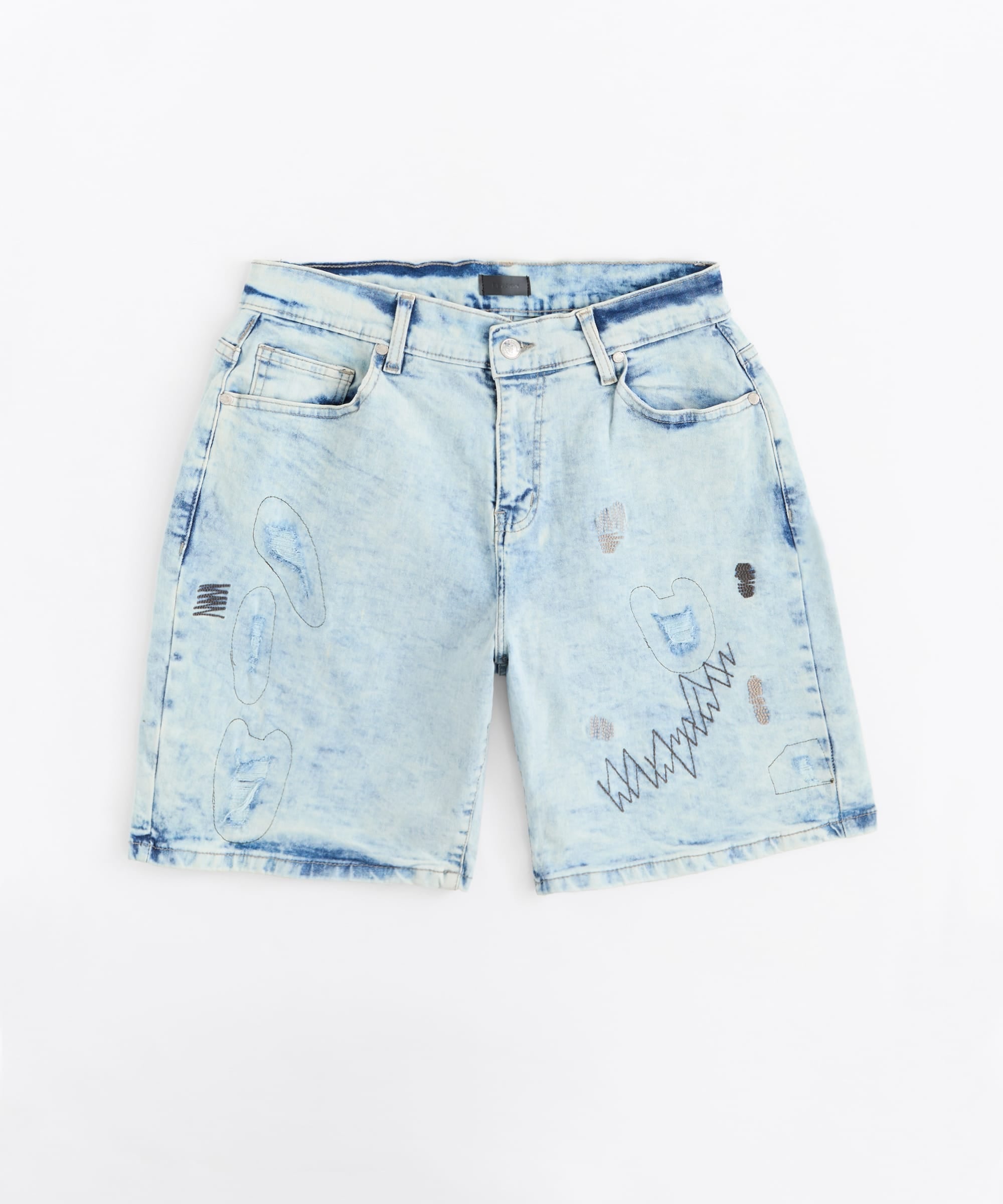 K'Andre Denim Short - Light Blue