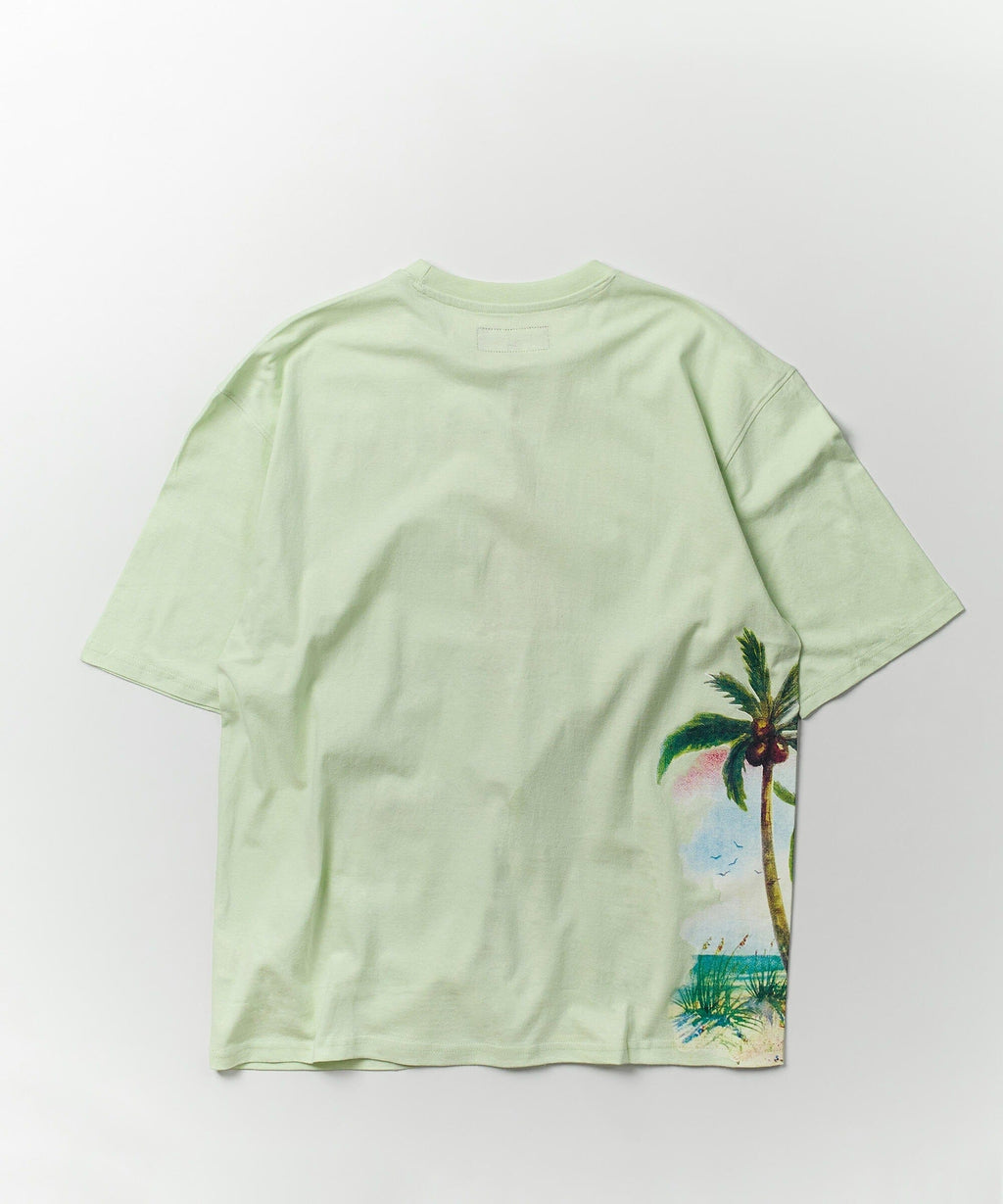 Luckier We Become Box Tee - Olive Green