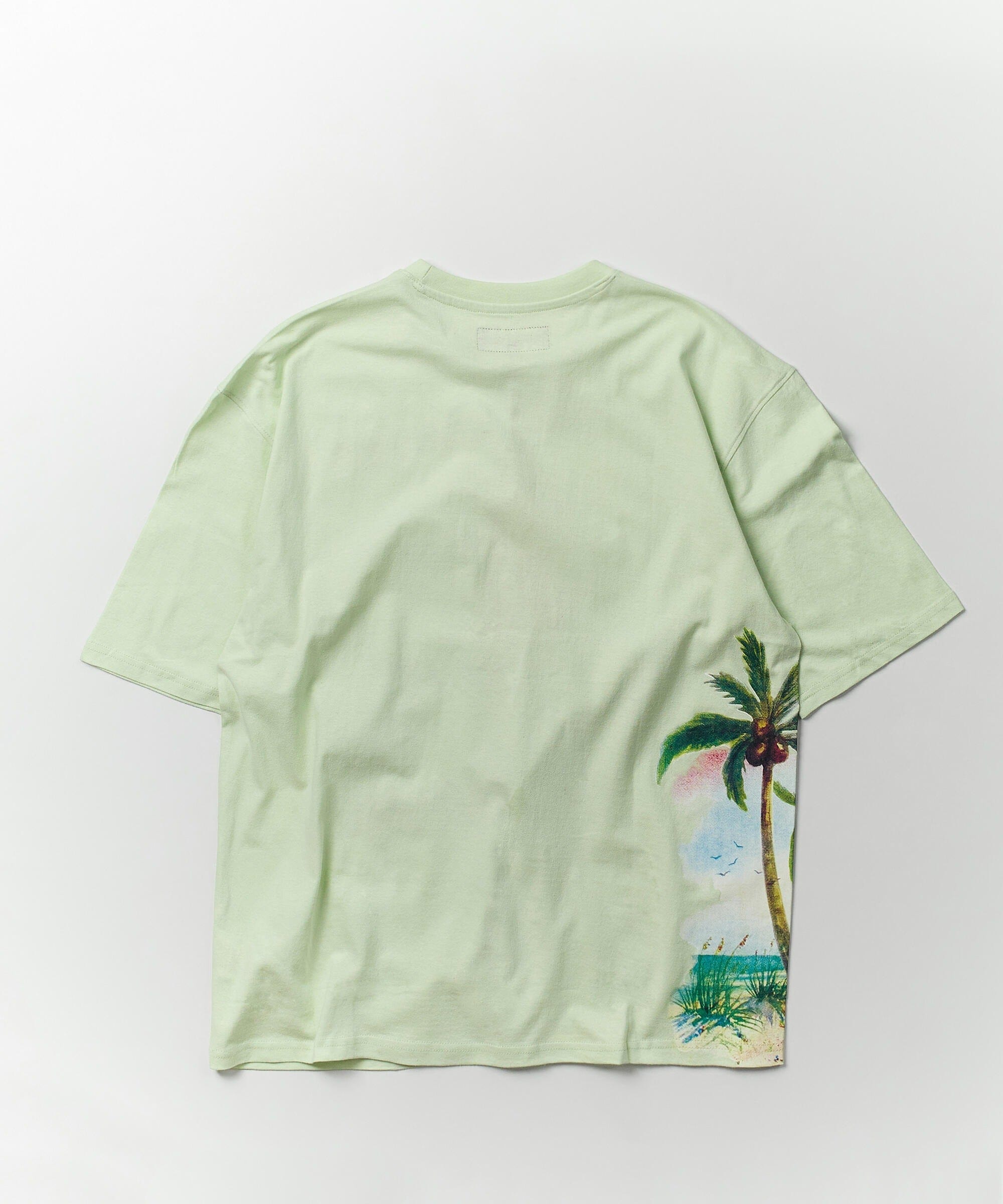 Luckier We Become Box Tee - Olive Green