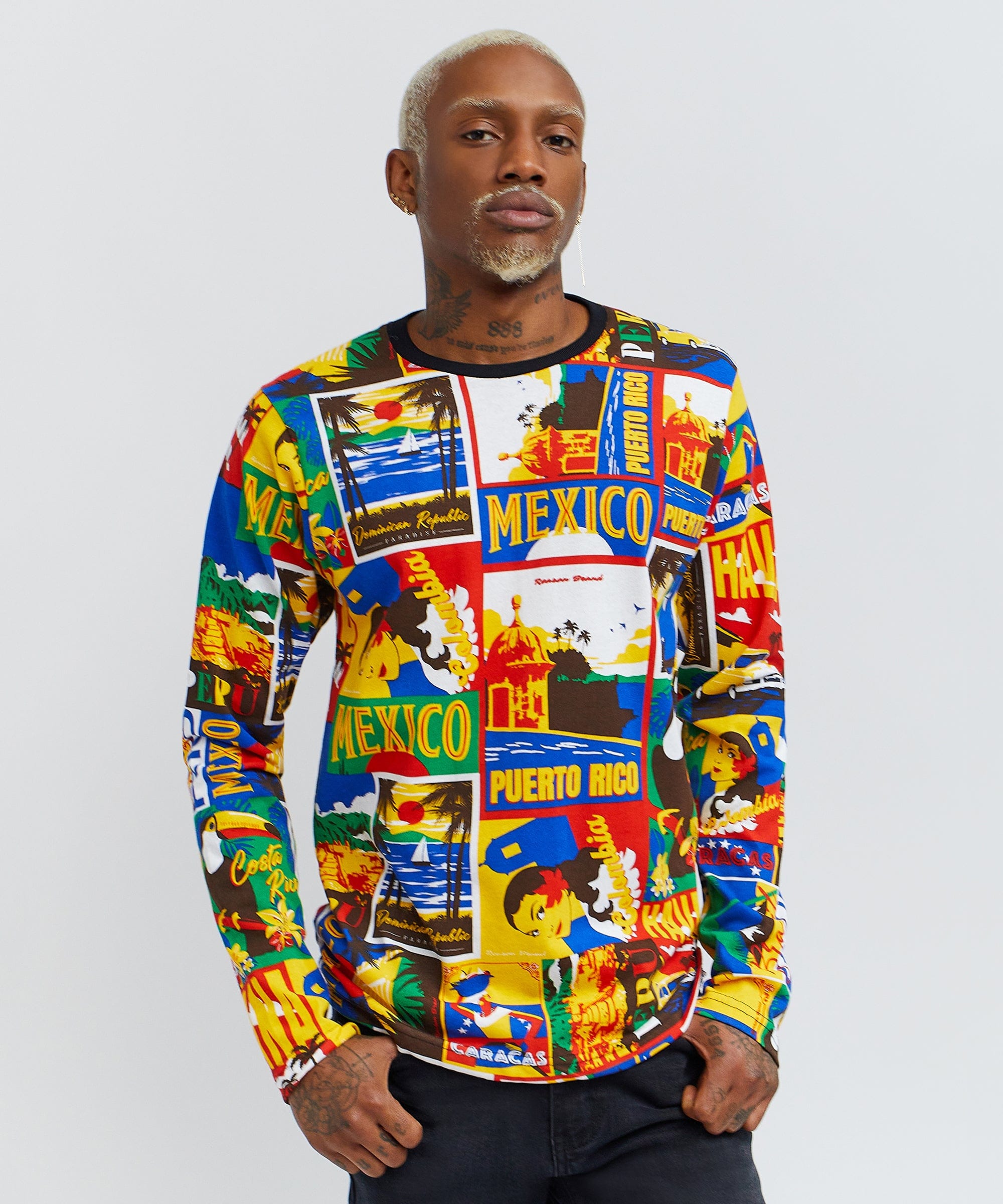 Hispanic Tile L/S Tee